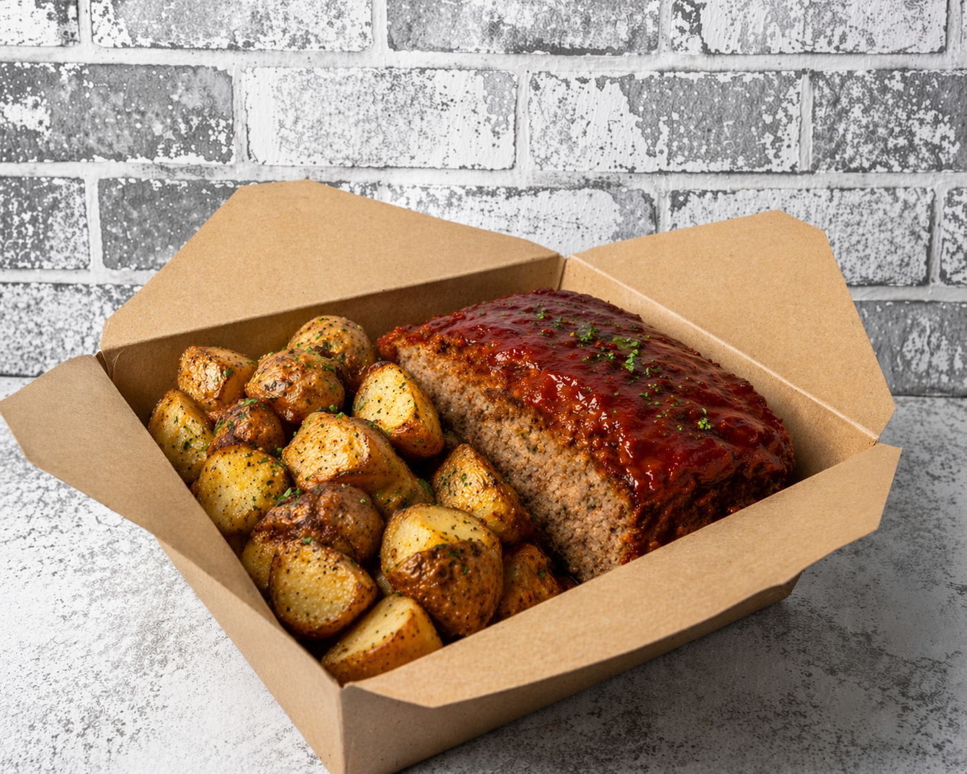 Meatloaf & Roasted Potatoes