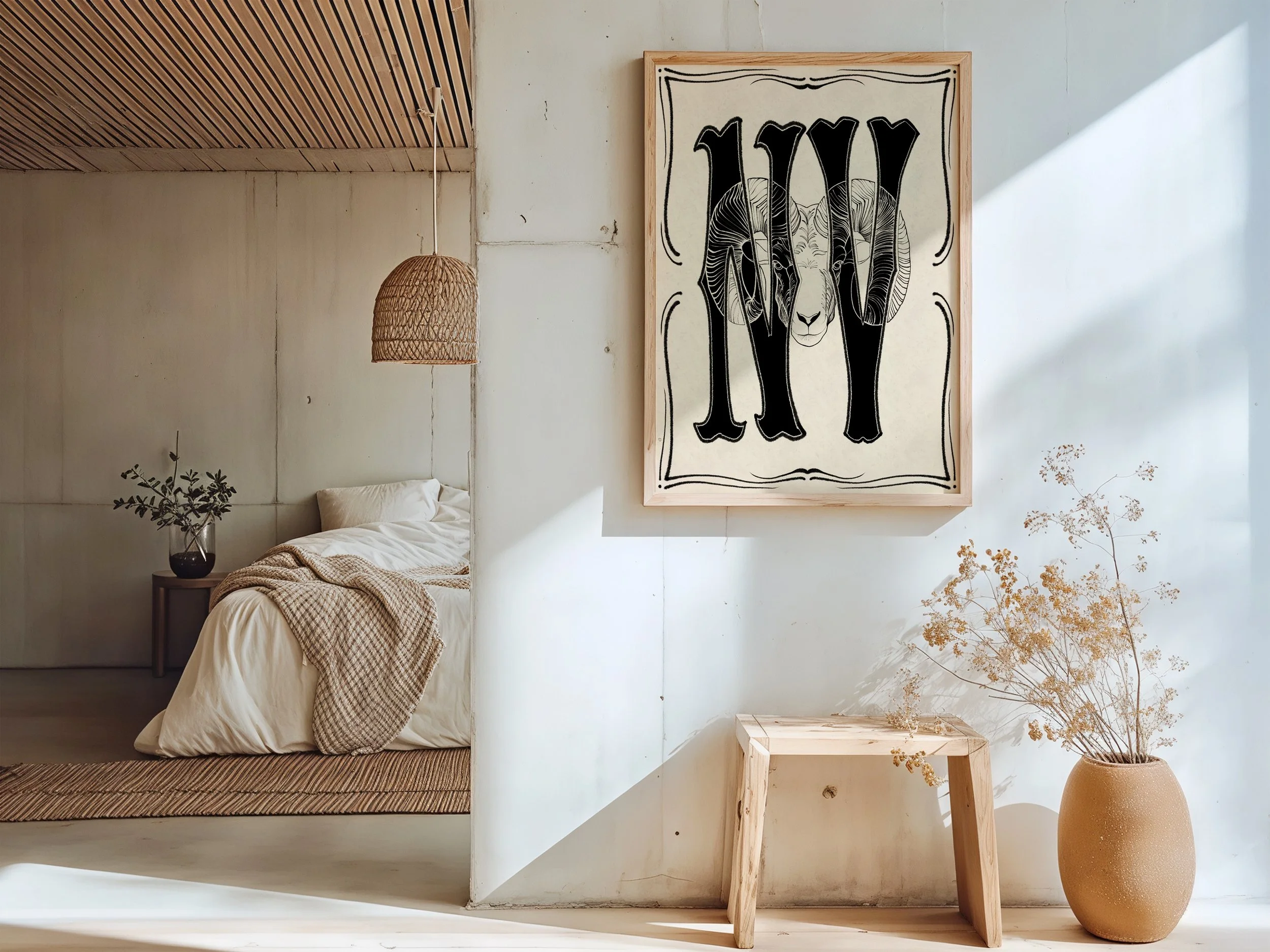 Nevada - Typography - Large Letters