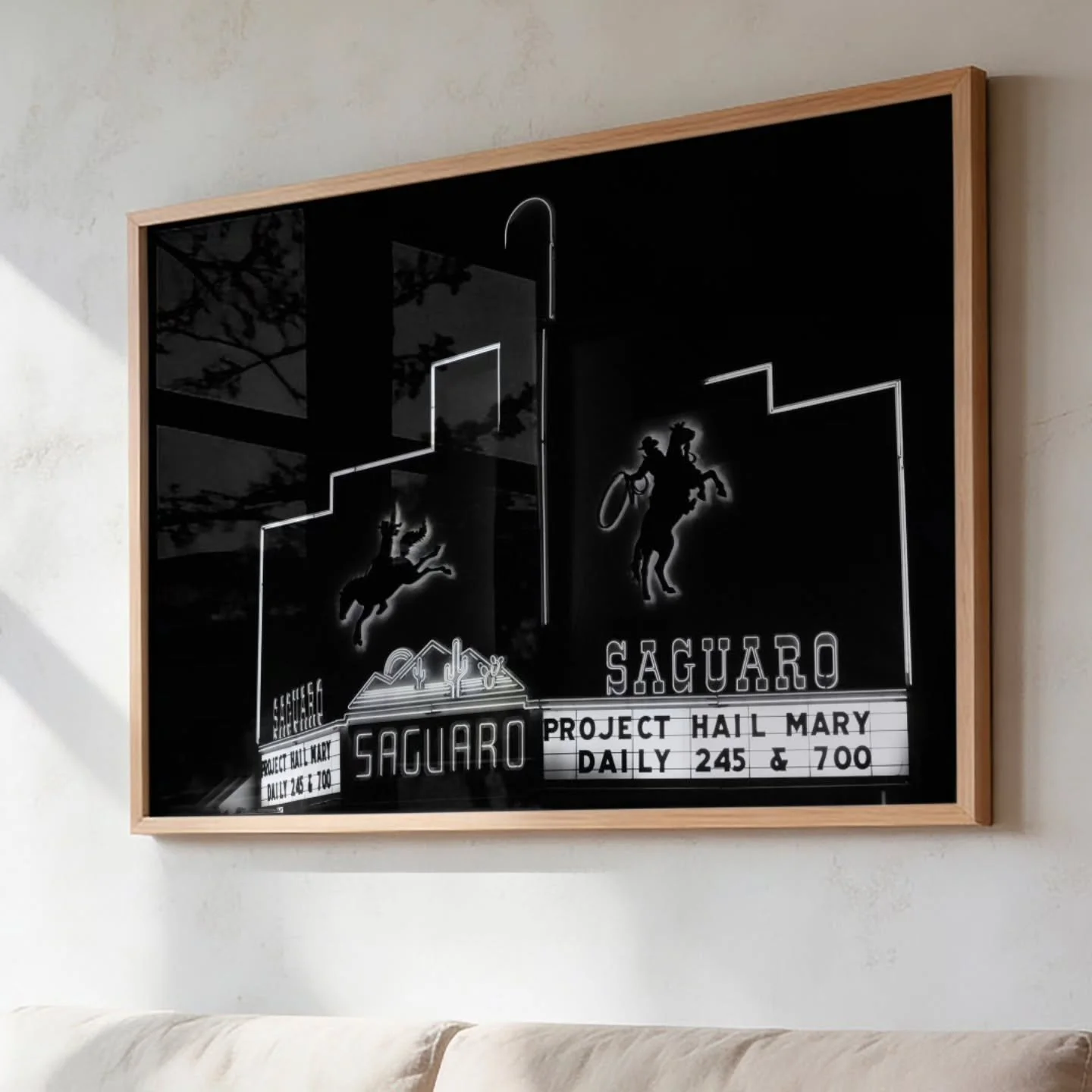 The most cowboy movie theater ever! 

If you love sci-fi and cowboys, this print is for you. Available in a variety of frame styles and sizes.

@saguarotheater

#donbardo, #walldecor, #projecthailmary, #wickenburg, #wallart