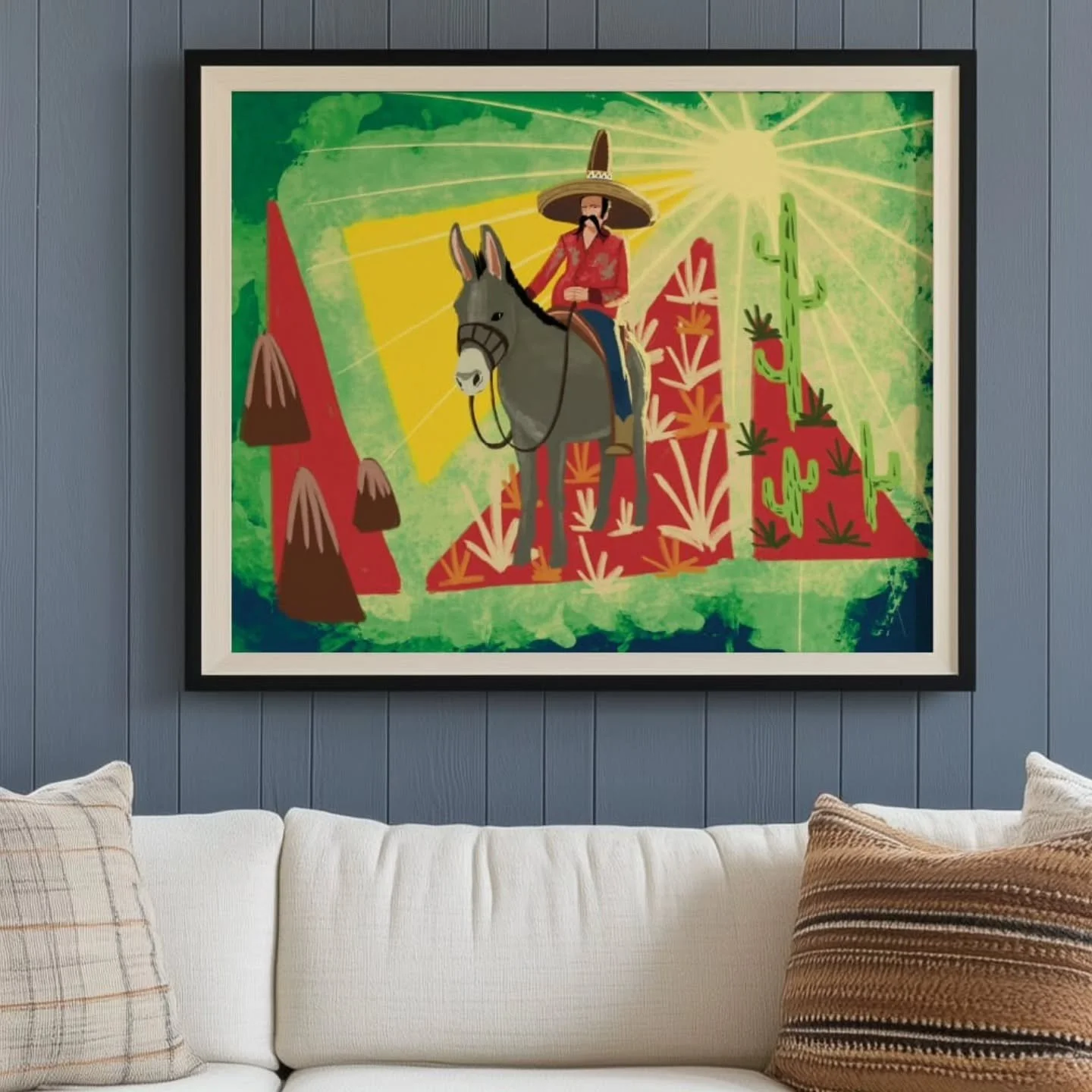 El Compadre and His Donkey 

One of the featured prints from our Lovely Mexico (M&eacute;xico Lindo) collection. Available in a variety of sizes and framing options to suit your space.

#donbardo, #wallart, #homedecor, #mexicolindo, #walldecoration