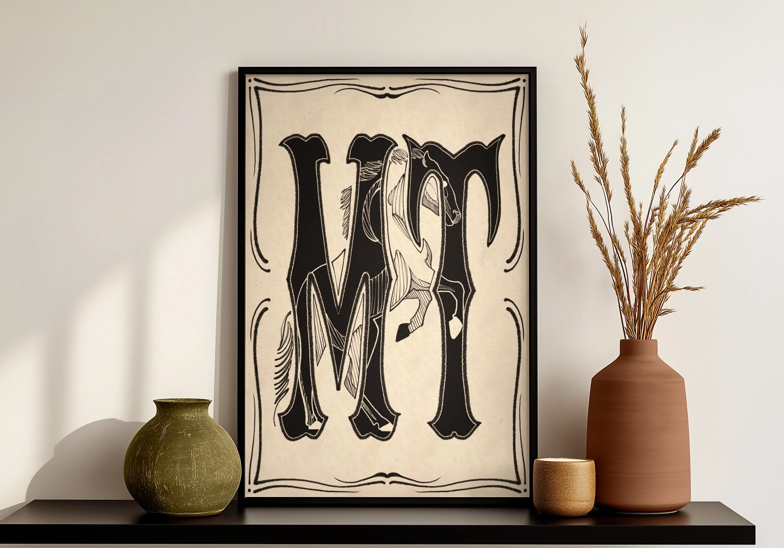 Montana - Typography - Large Letters