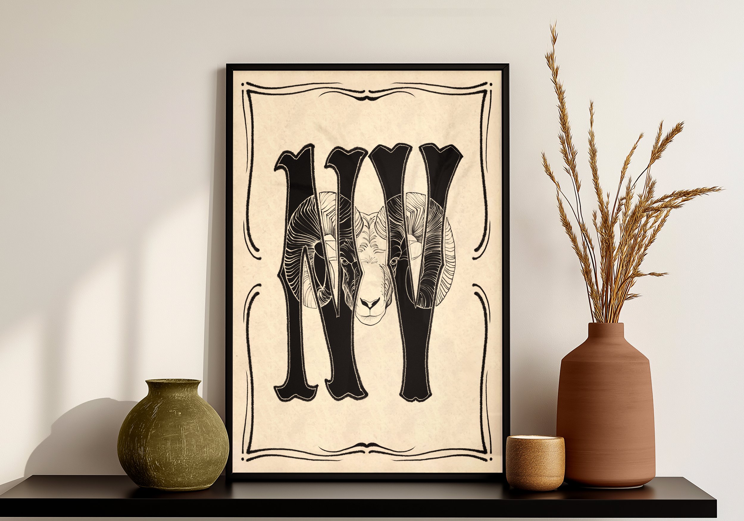 Nevada - Typography - Large Letters