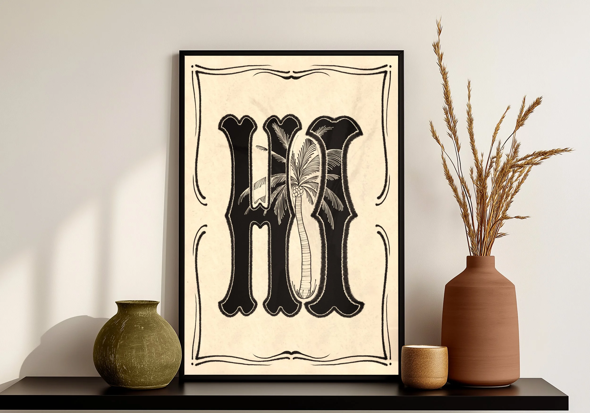 Hawaii - Typography - Large Letters