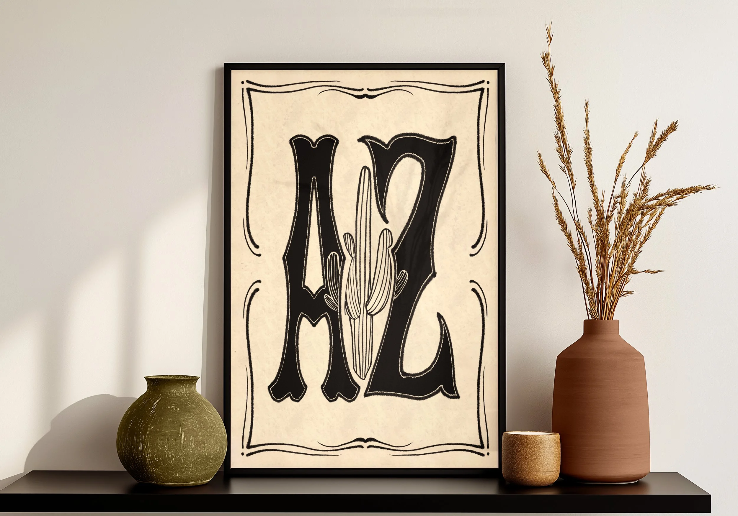 Arizona - Typography - Large Letters