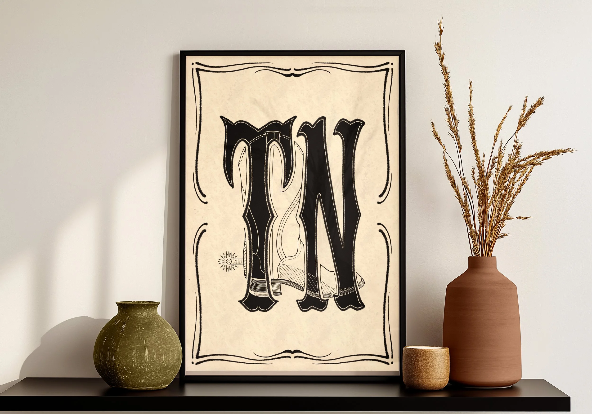 Tennessee - Typography - Large Letters