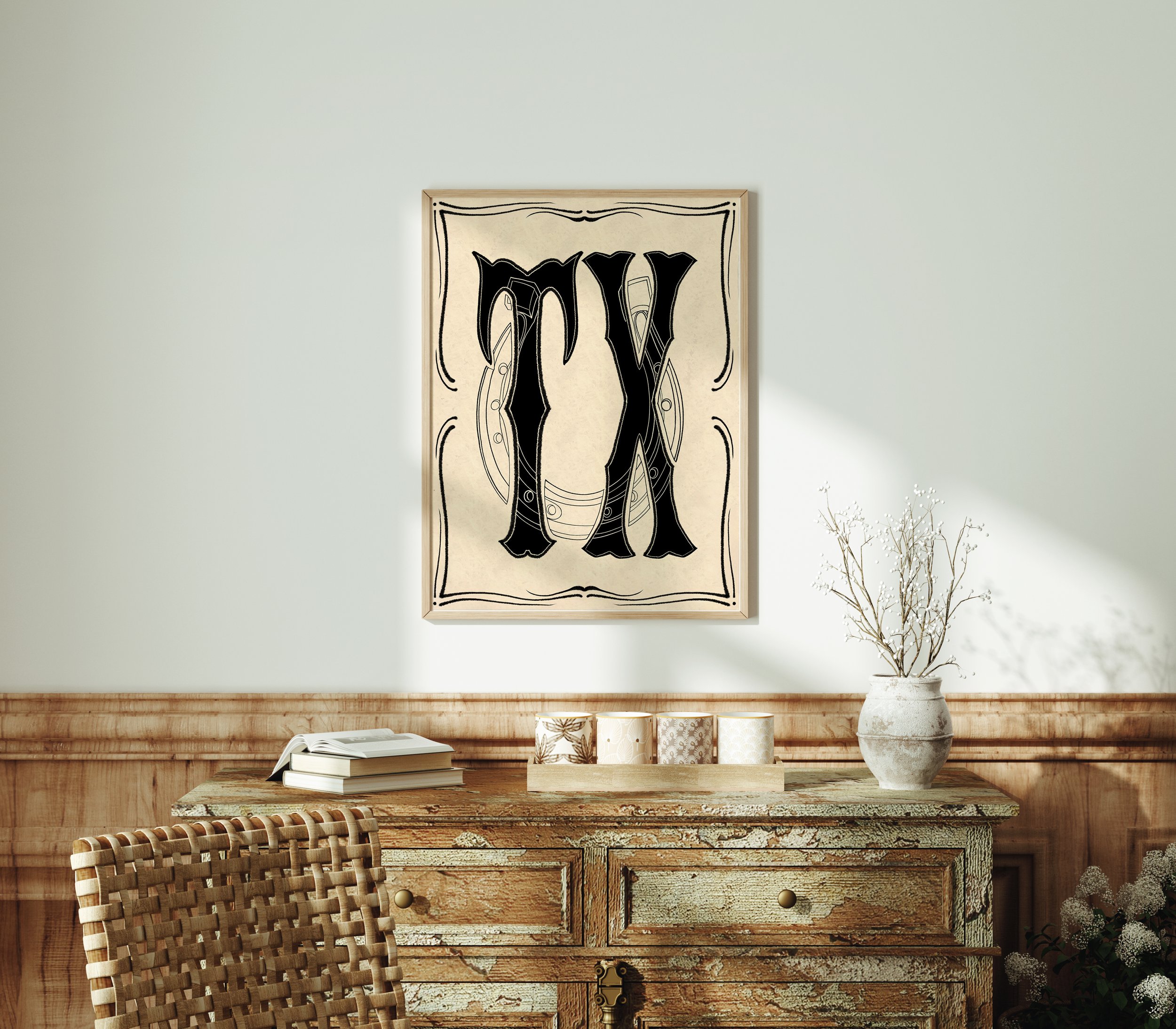 Texas - Typography - Large Letters