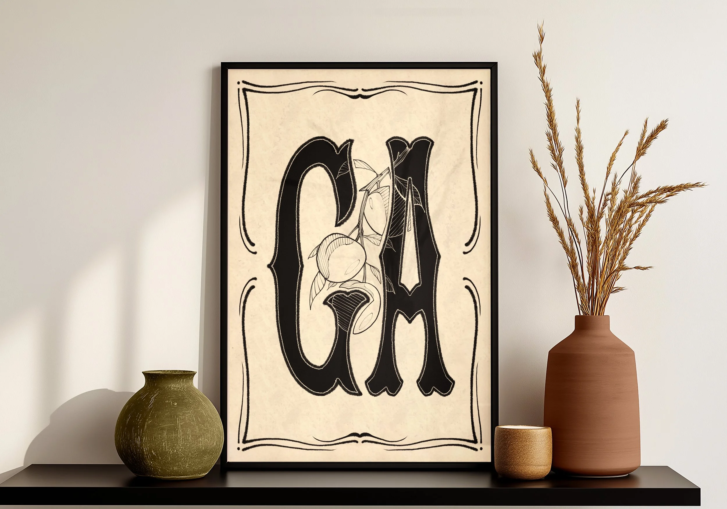 Georgia - Typography - Large Letters