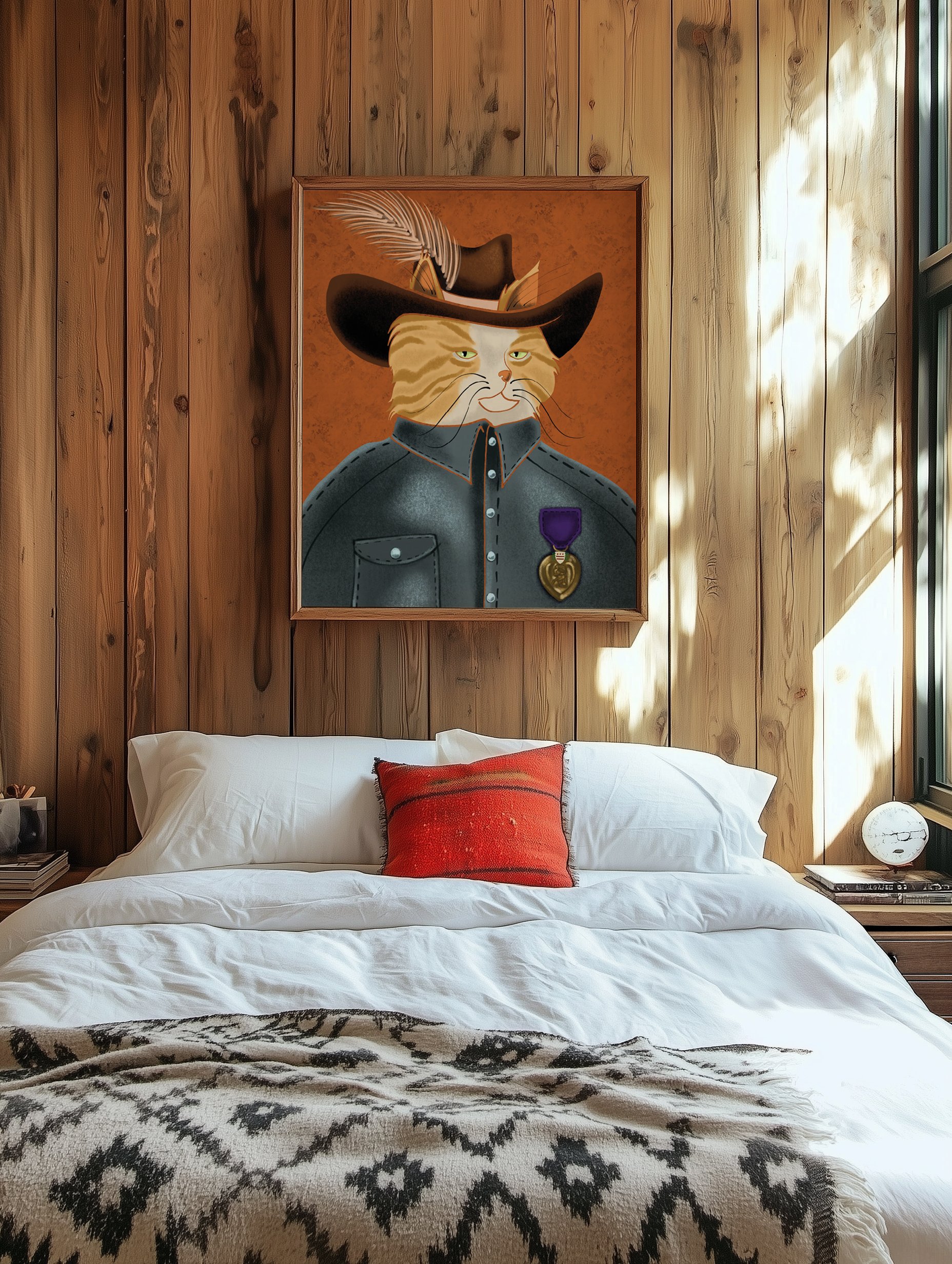 The Purple Heart Cat