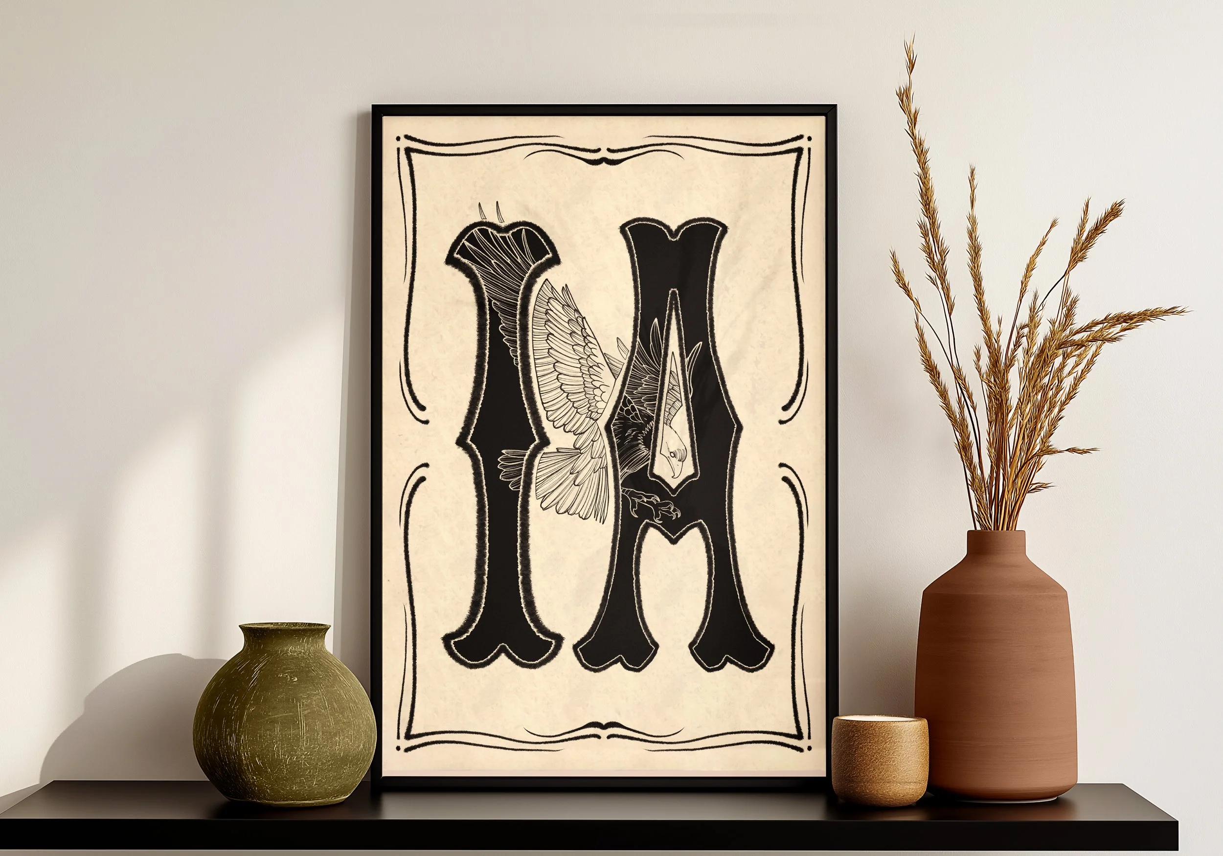 Iowa - Typography - Large Letters