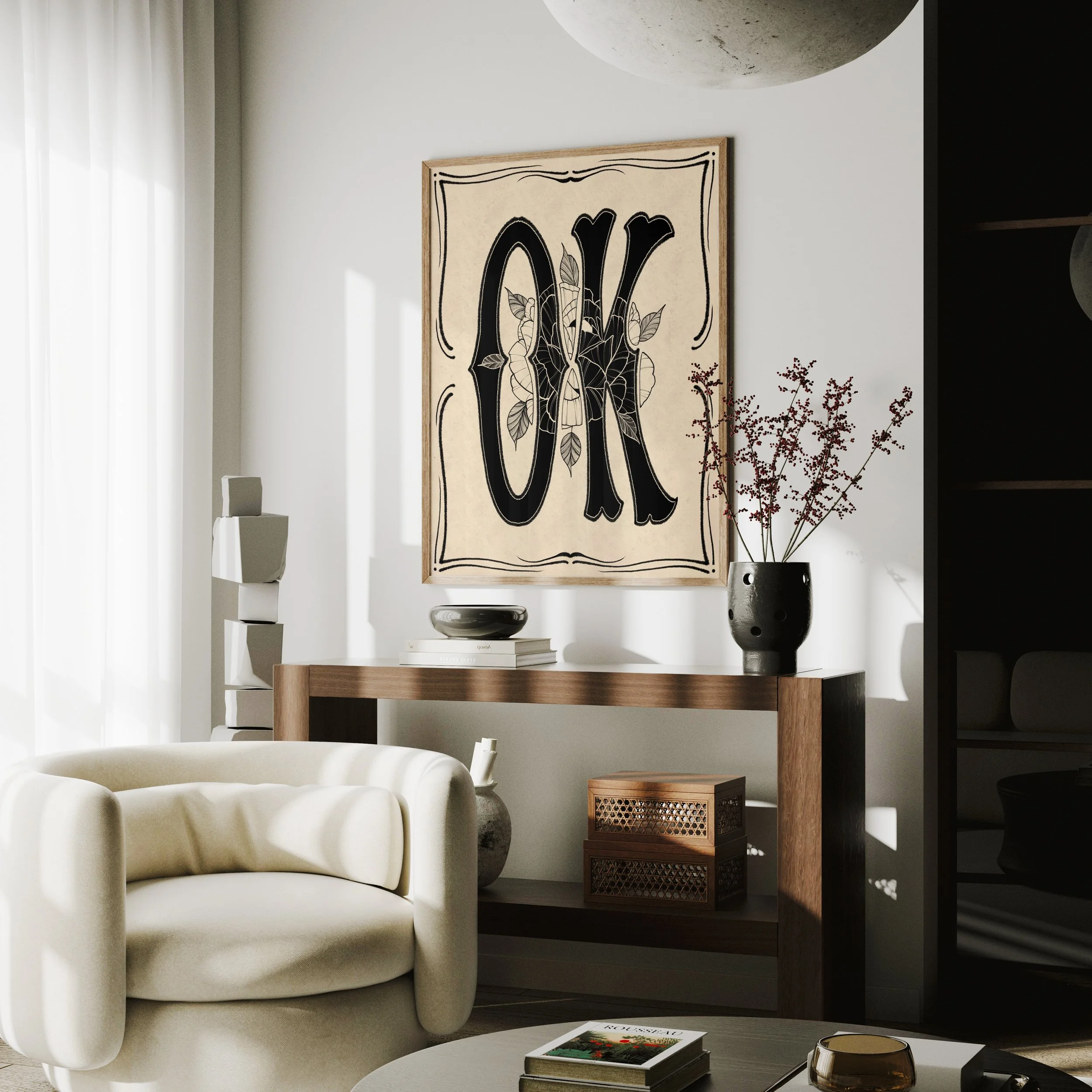 Oklahoma - Typography - Large Letters