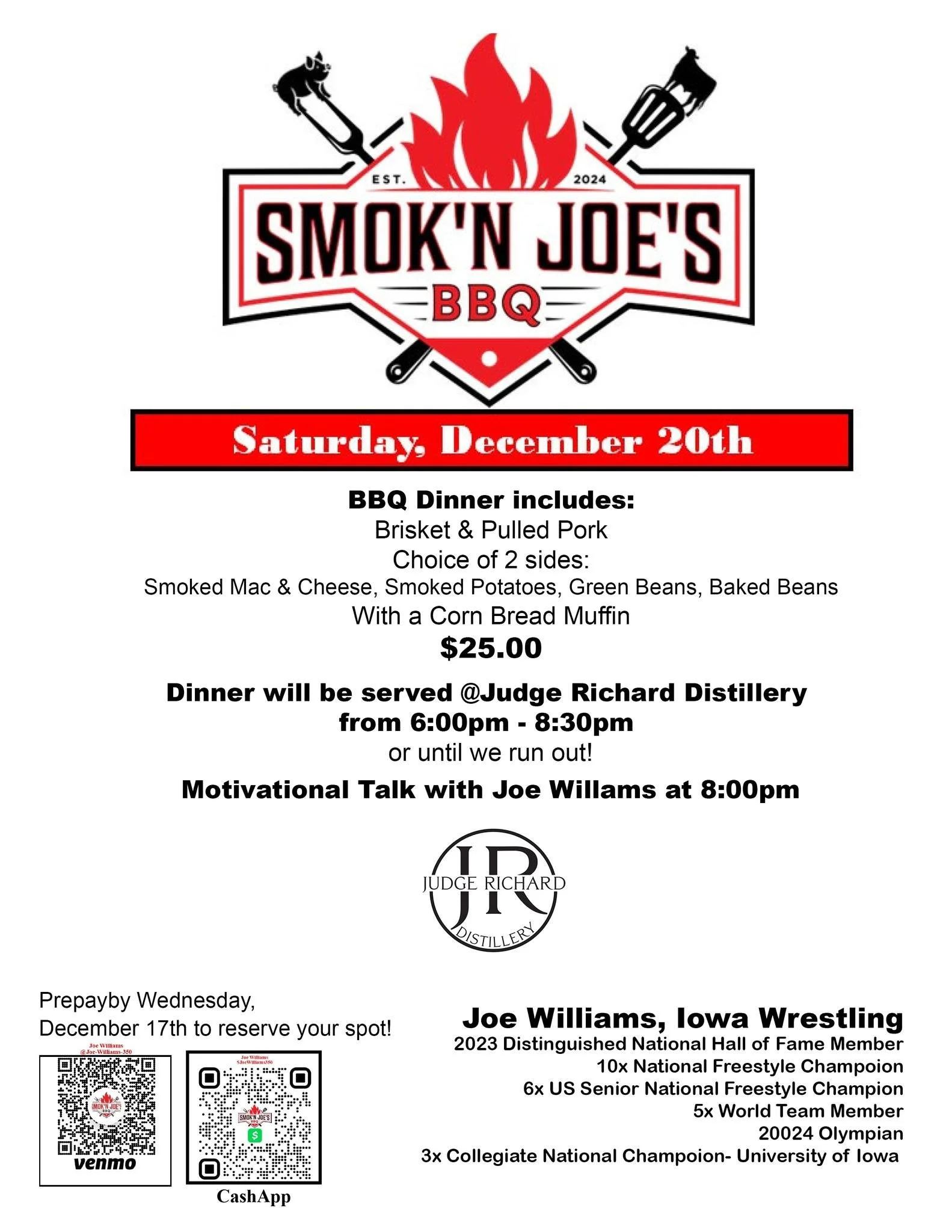 Motivation + BBQ with Joe Williams