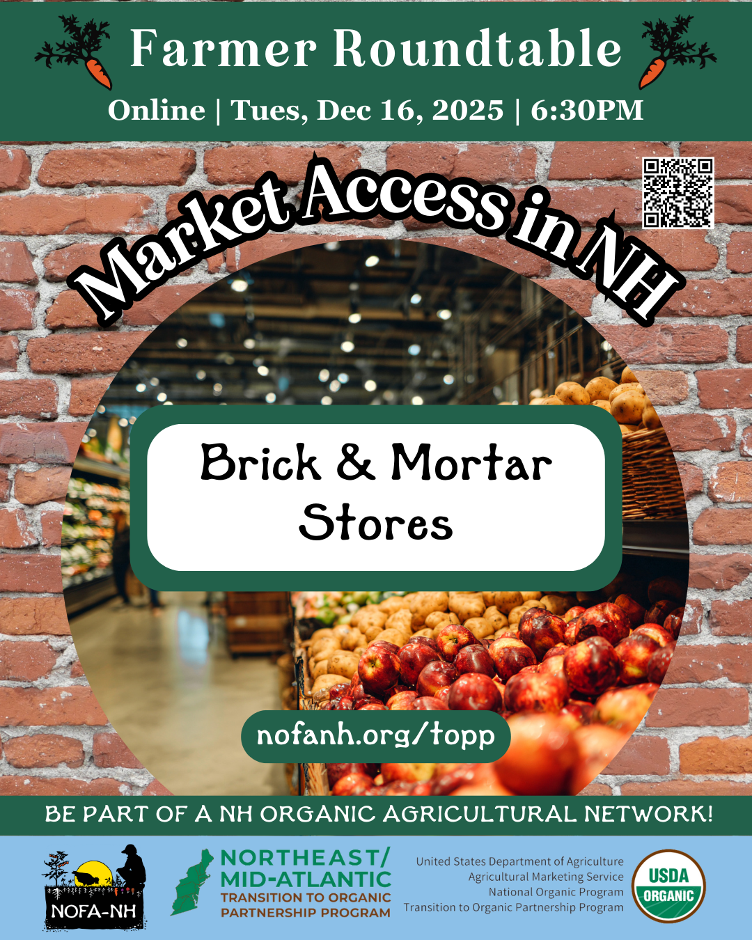 December Farmer Roundtable: Connecting with Brick & Mortar Stores