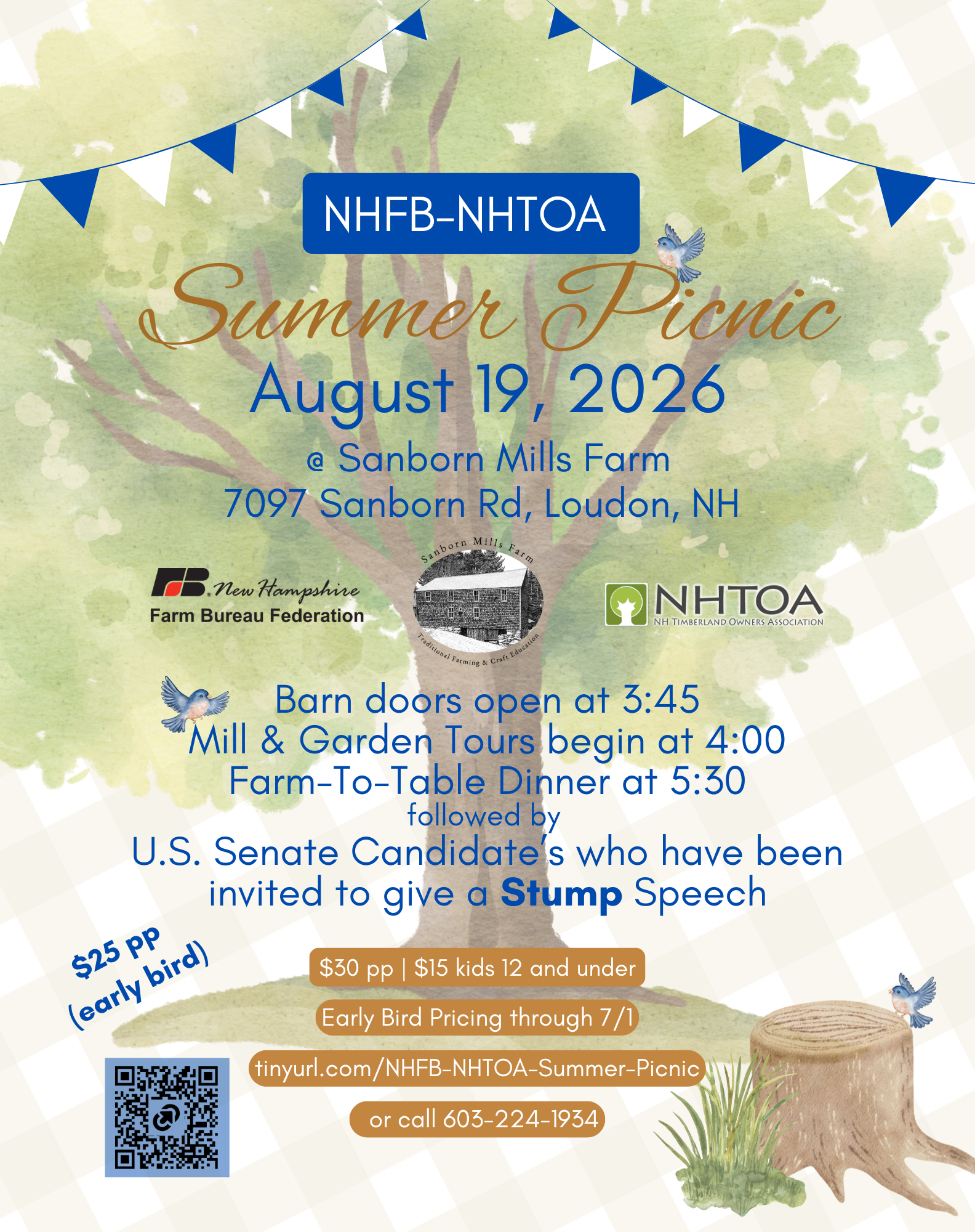 NHFB/NHTOA Summer Picnic 2026