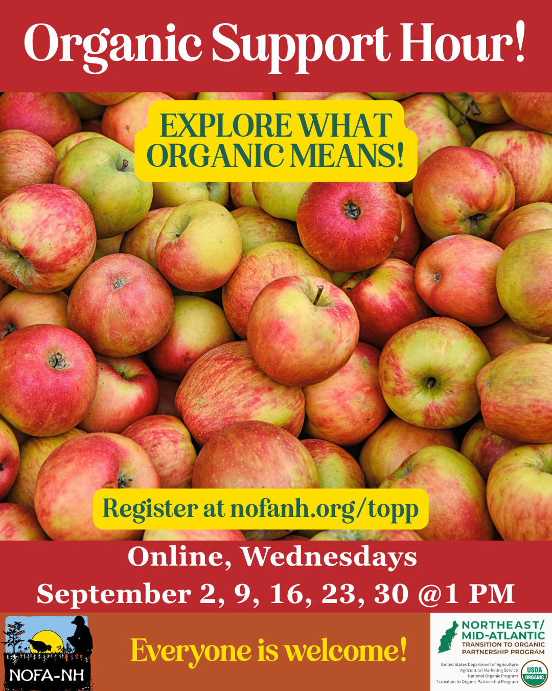 September Organic Support Hour 