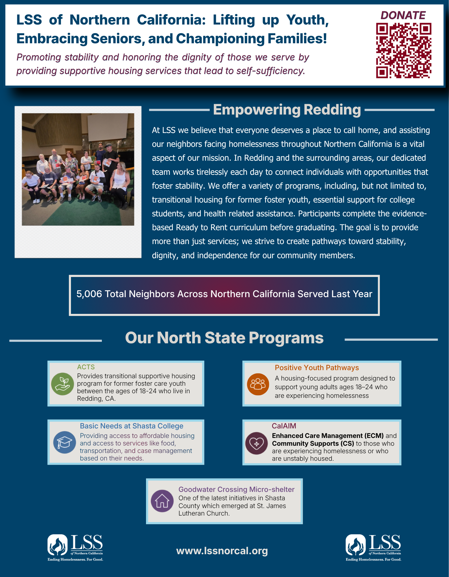 LSS Redding Event  1-Pager (Front)
