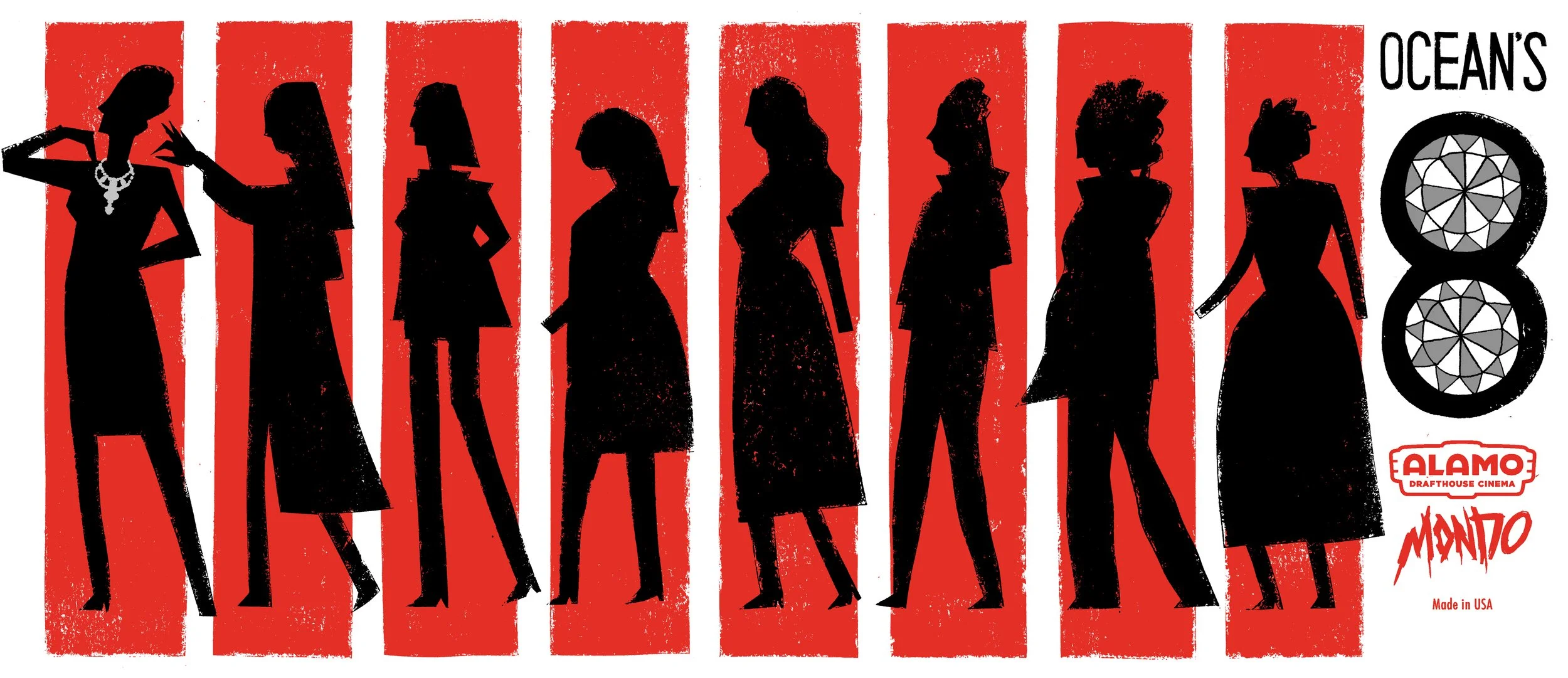 Ocean's 8 - Glassware Design - Mondo