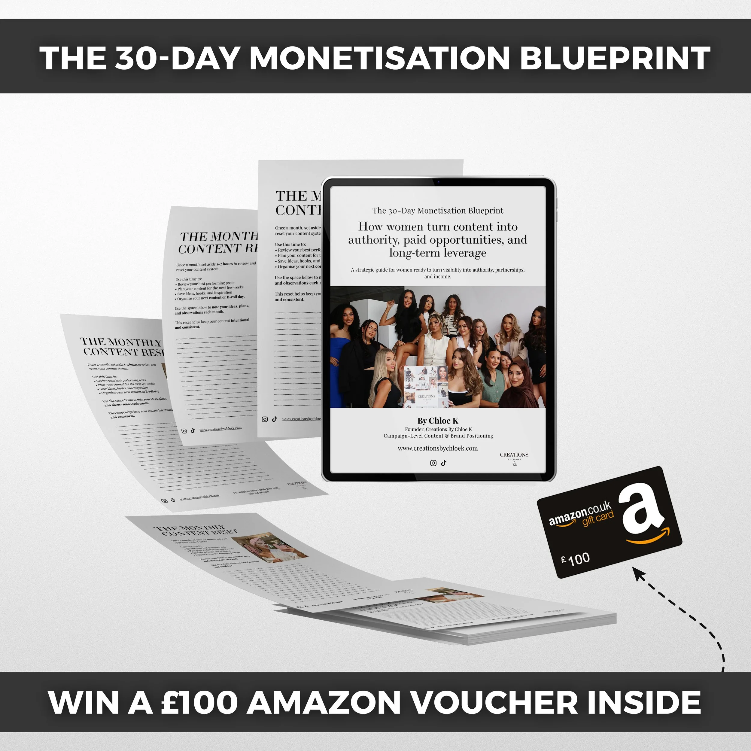The 30-Day Monetisation Blueprint (SECURE FOR ONLY £42.00 TODAY!) PAY IN 3 PAYMENT PLAN AVAILABLE AT CHECKOUT!