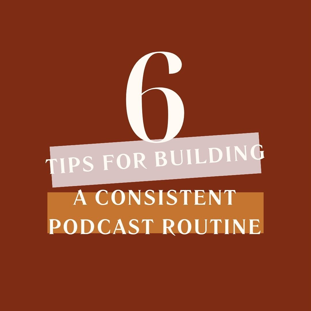 A consistent podcasting routine is not only important for our audience but also for ourselves. ✨

Consistency saves us time, creates good habits, and allows us to work smarter, not harder. 💪

So how do we create a consistent podcasting routine? Here