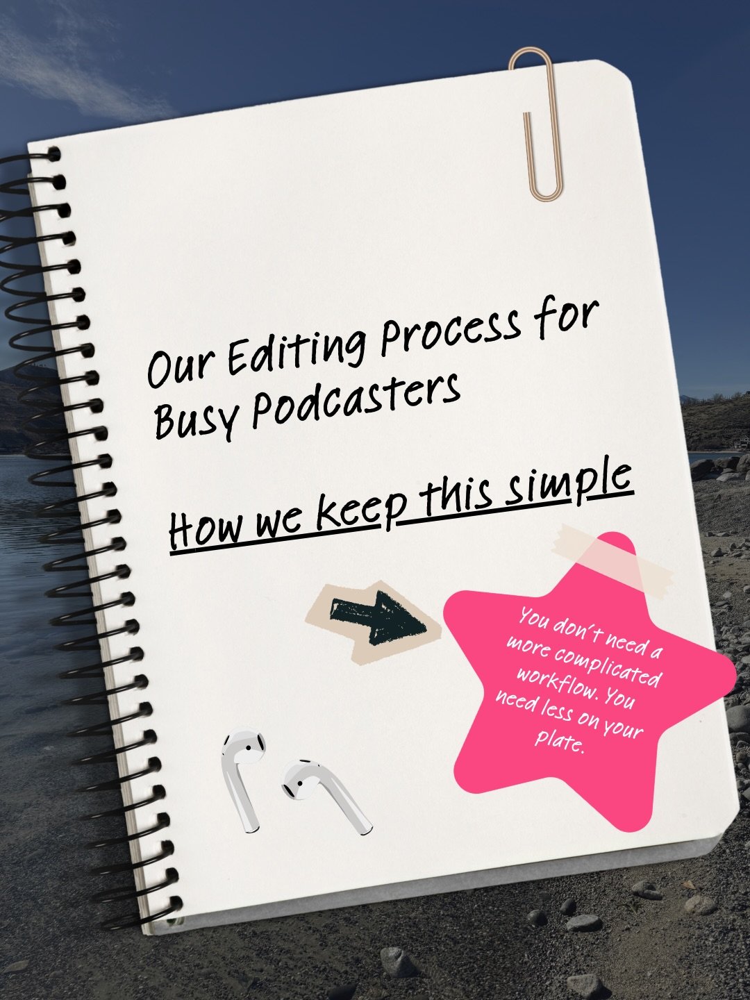 You don&rsquo;t need a more complicated workflow. You need less on your plate.

Most of the podcasters we work with aren&rsquo;t struggling with content. They&rsquo;re stretched thin.

They&rsquo;re recording during nap time.
Batching between client 