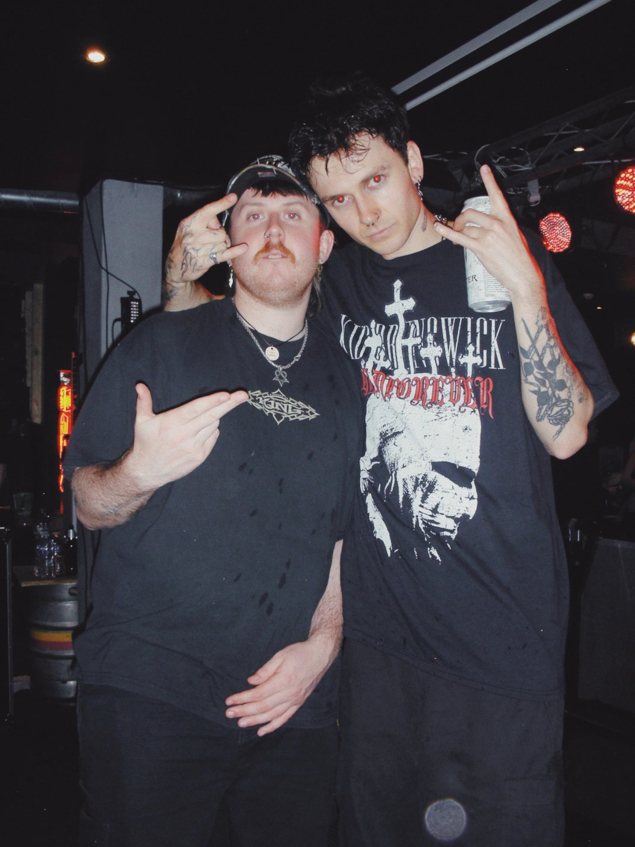 merch and poster design for Kid Brunswick’s DEADFOREVER tour