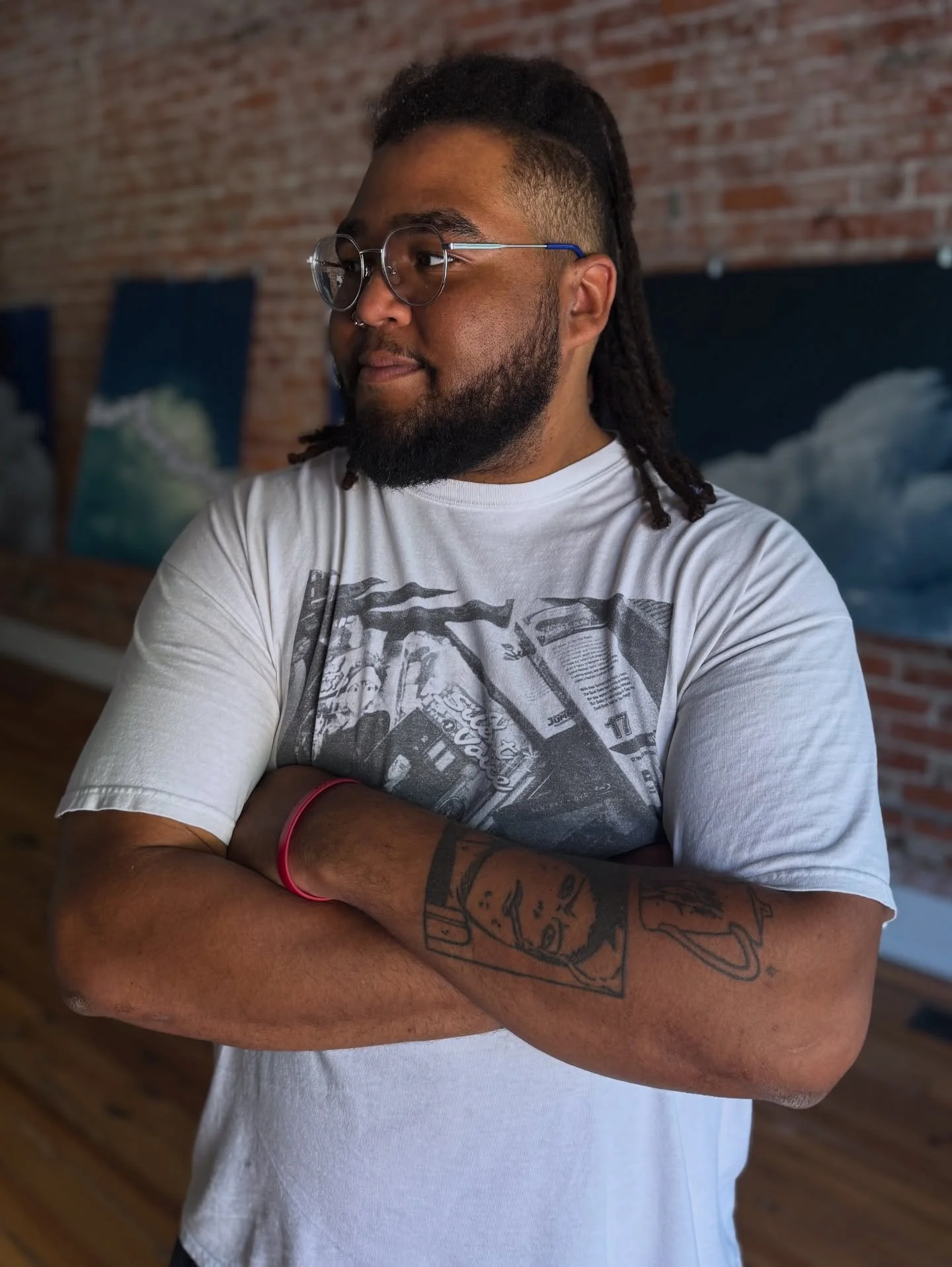 swing by studio e9 this weekend for 10skies.. :&mdash; a solo art experiment by @borgology August 30 &amp; 31 at @studioe9dsm. 

&ldquo;This is my first time ever really showing a body of work outside of my small bits and pieces i show instagram and 