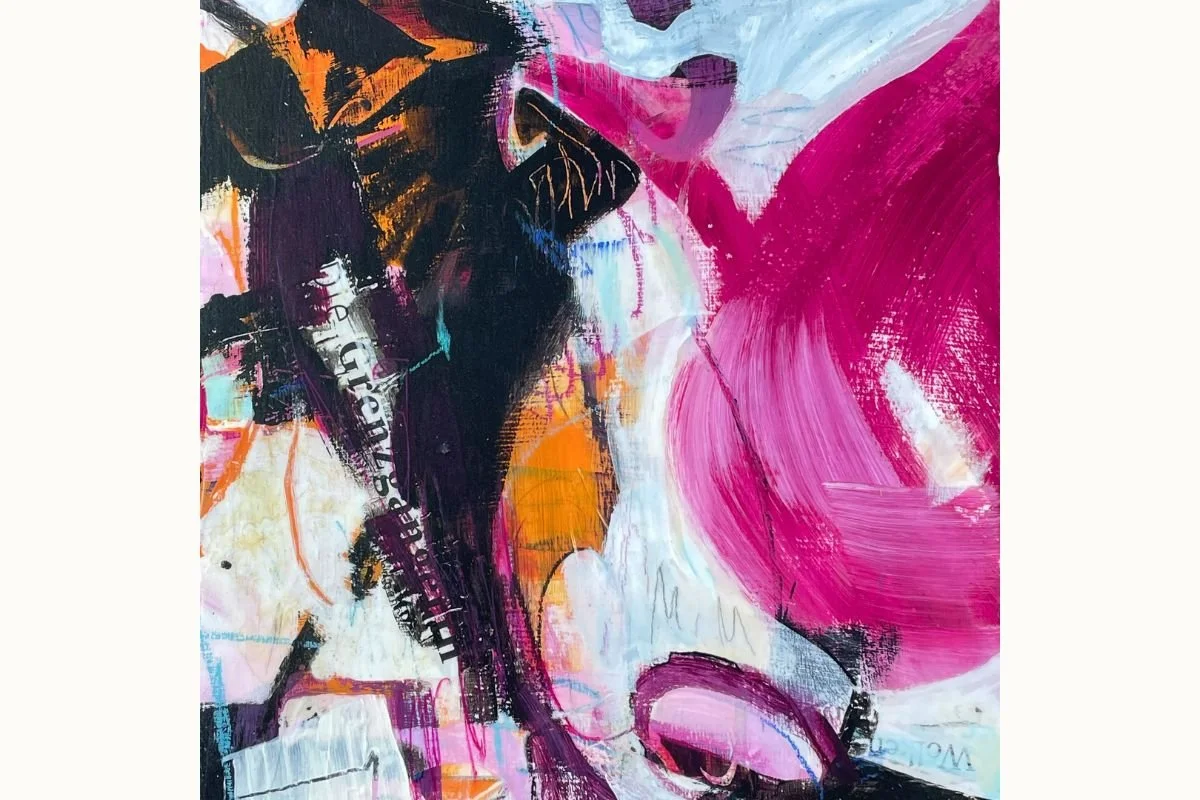 5700 Miles From Sausalito 11 - Small abstract artwork
