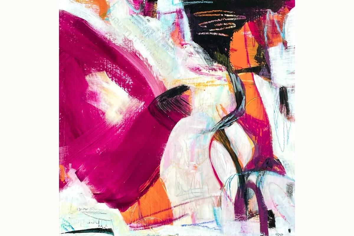 5700 Miles From Sausalito 12 - Small abstract artwork