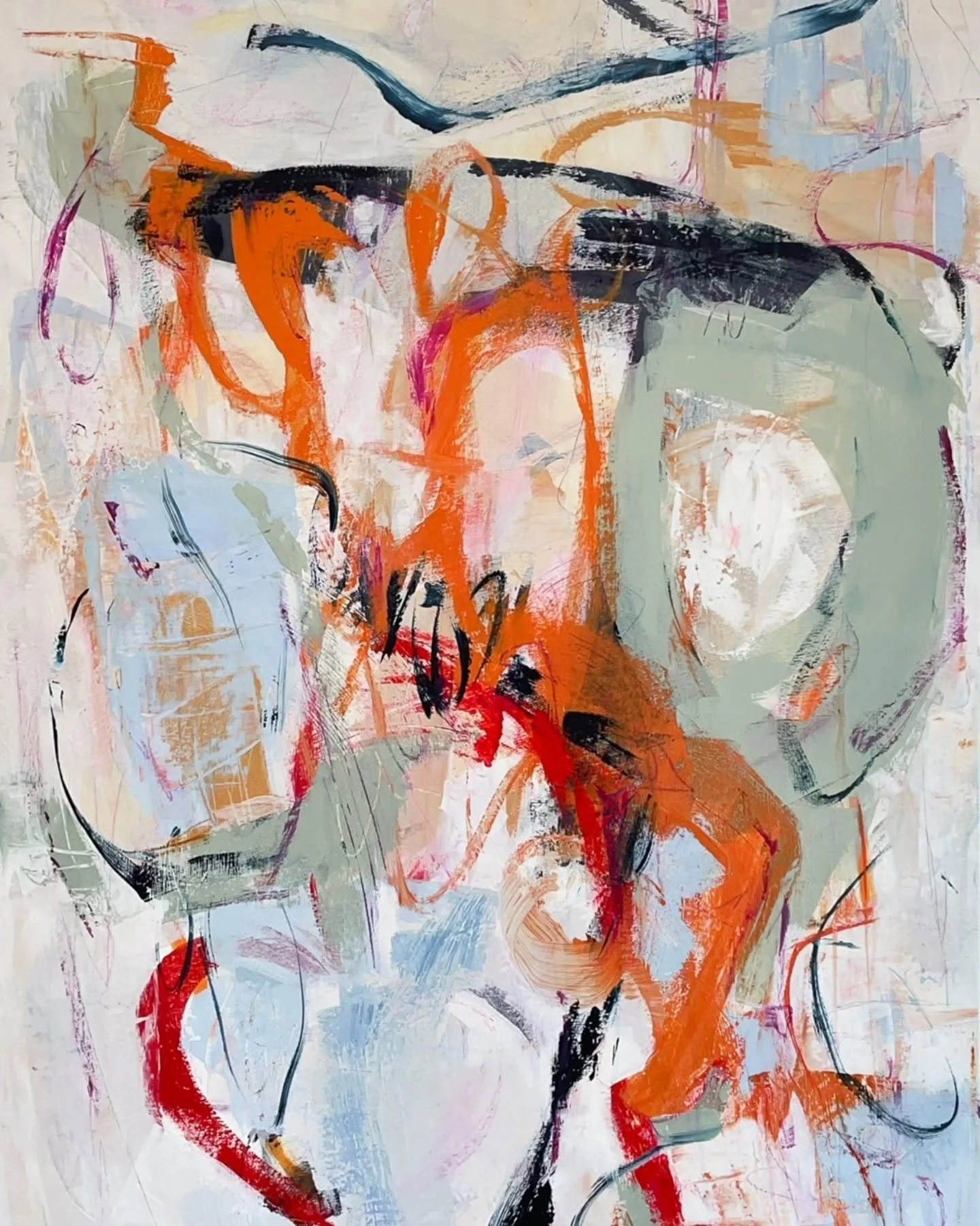 This painting was a breakthrough &mdash; it has everything I&rsquo;ve been looking for: raw, emotional, and beautiful. It feels alive, and it feels like ME.

It is the quiet acknowledgment that something has been lost &mdash; closeness, trust, perhap