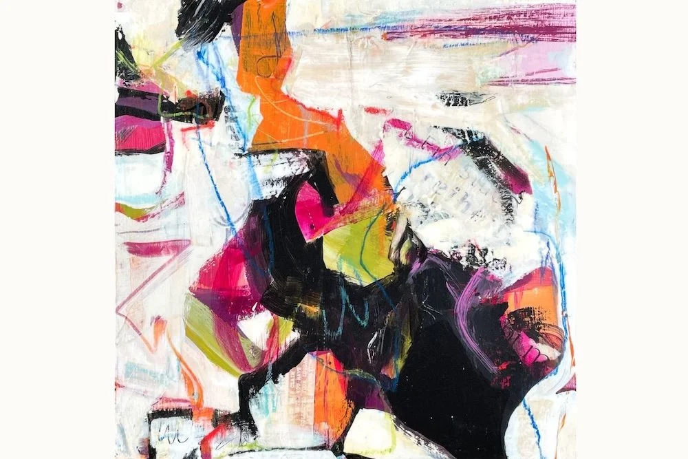 5700 Miles From Sausalito 10 - Small abstract artwork