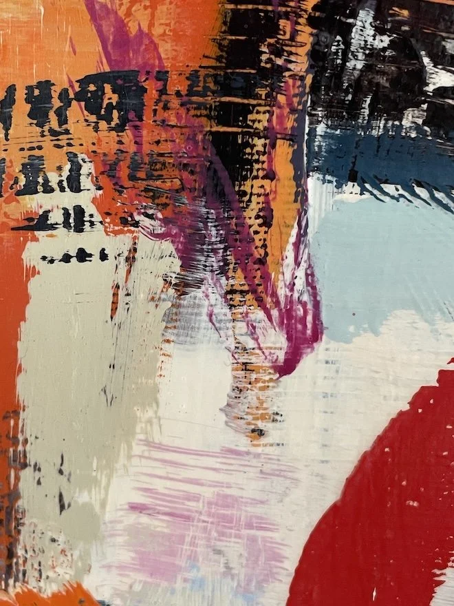 Detail close-up of Never Too Late to Begin Again