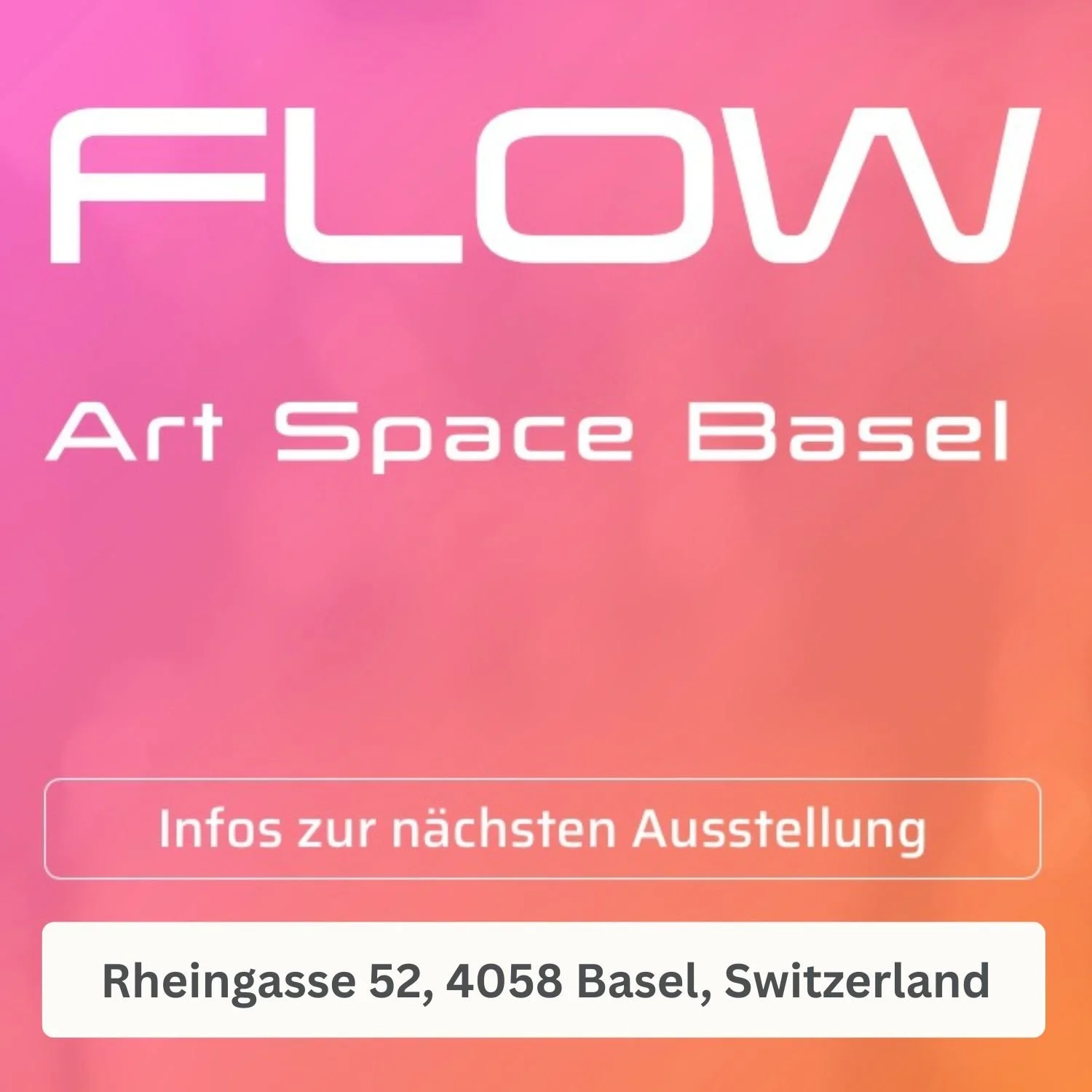 Flow Art Space Event Address