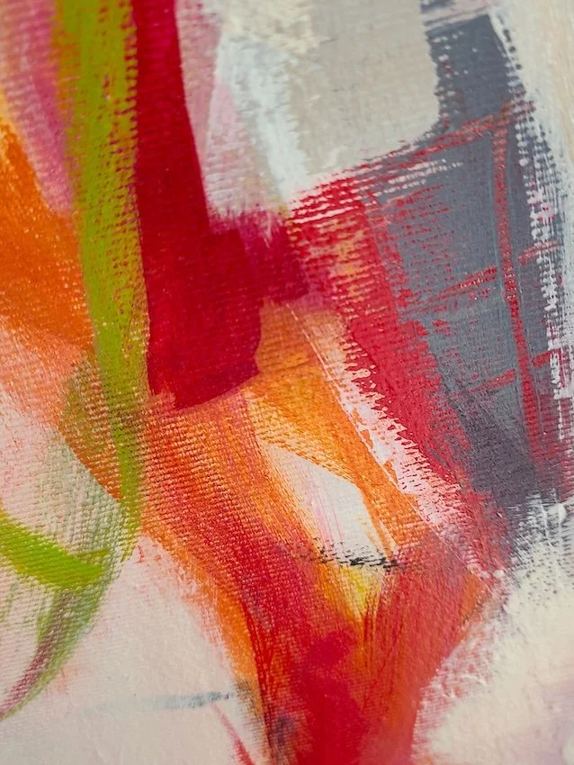 Summer Breeze - Detail shot of abstract artwork