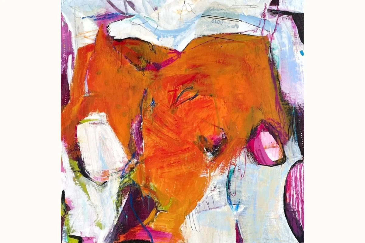 5700 Miles From Sausalito 14 - Small abstract artwork