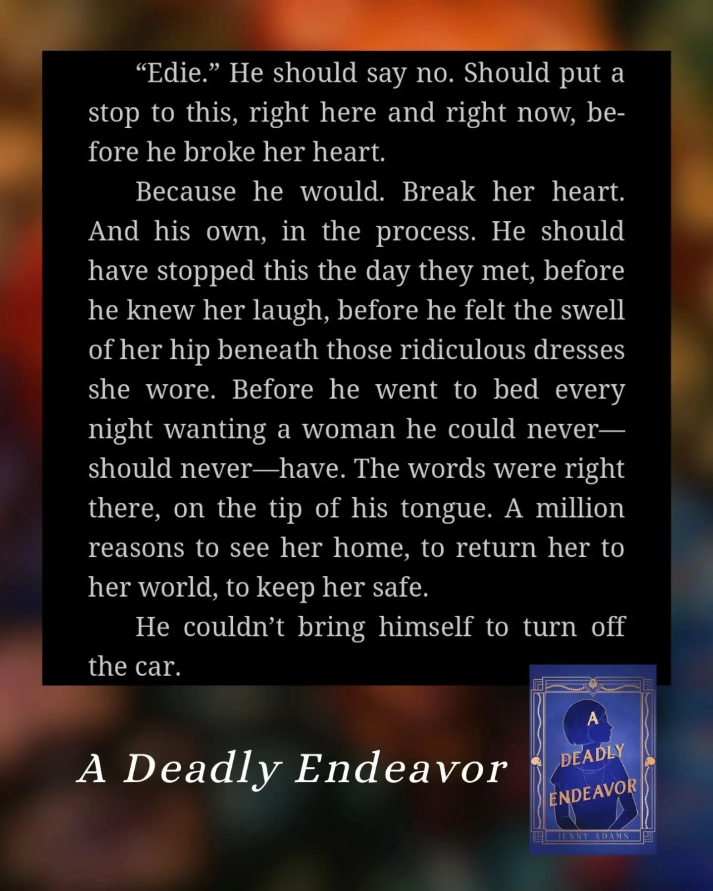 Oh we're talking about *yearning*?

Meet Gilbert Lawless, shell-shocked coroner, widower, and yearner extraordinare. 

And even better, the ebook of A DEADLY ENDEAVOR is on sale all month for $1.99! 

@crookedlanebooks