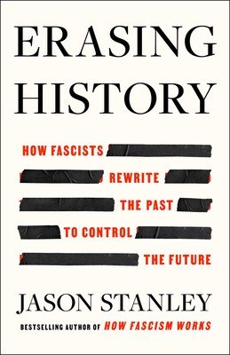 Cover of the book Erasing History. Censored text below title leaves the subtitle.