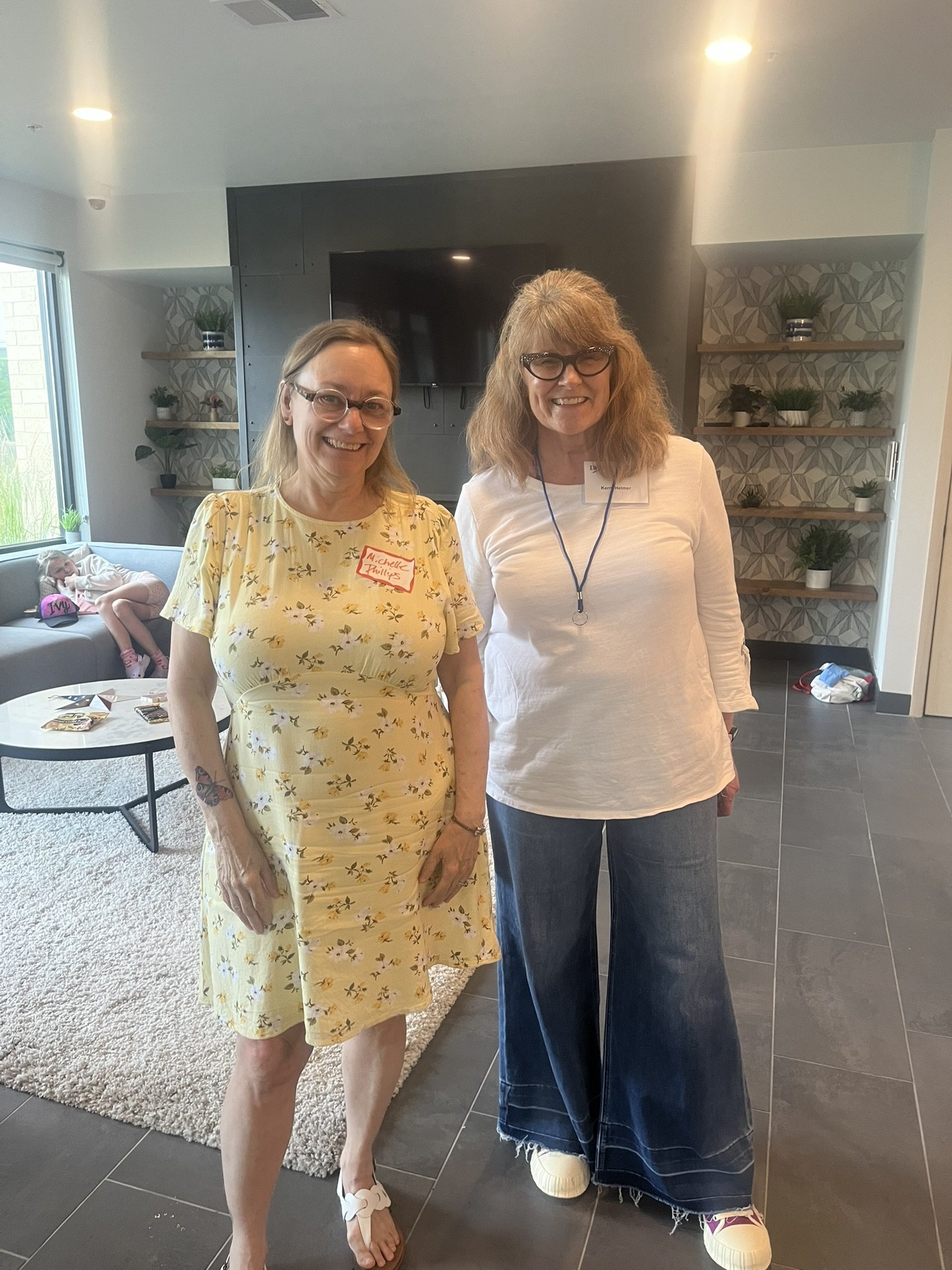 Our staff, Michelle Phillips and Kerry Helmer
