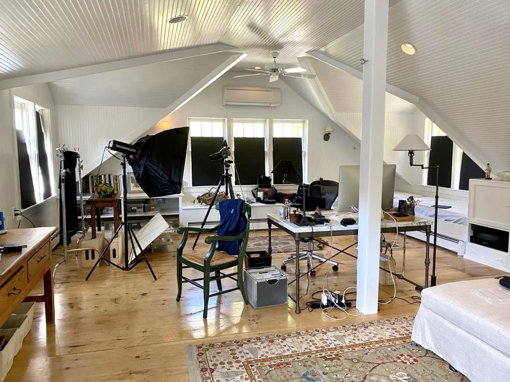 A glimpse into the studio where I create my images.