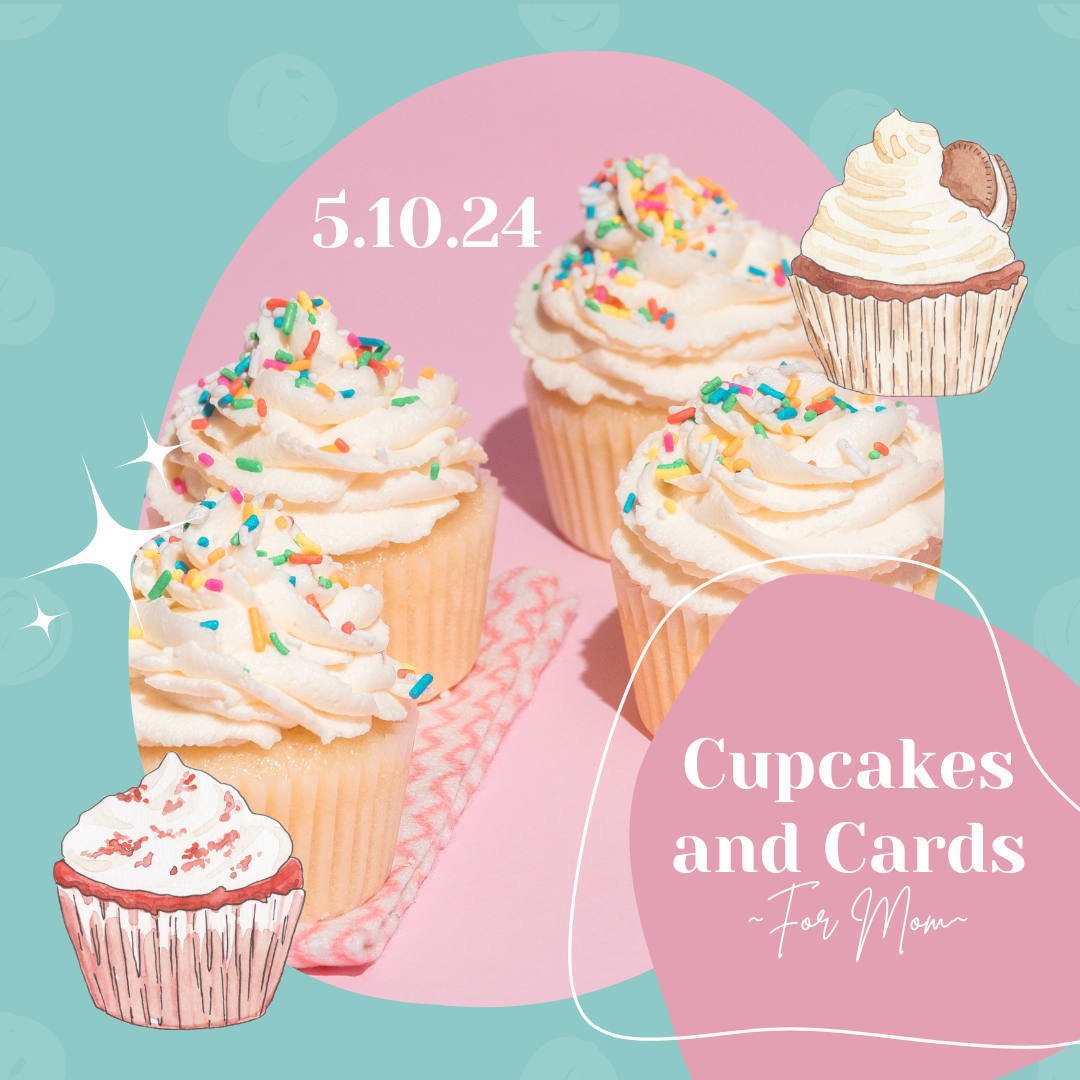 Join us on 5.10.24 at 12:00 PM for Cupcakes and Cards for Mom! We can't wait to see your cupcake decorating skills!🍰

#mothersday2024 #springhousepa #cupcakes #spring2024