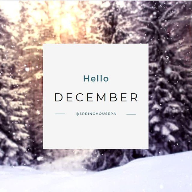 Hello December!! 💙❄