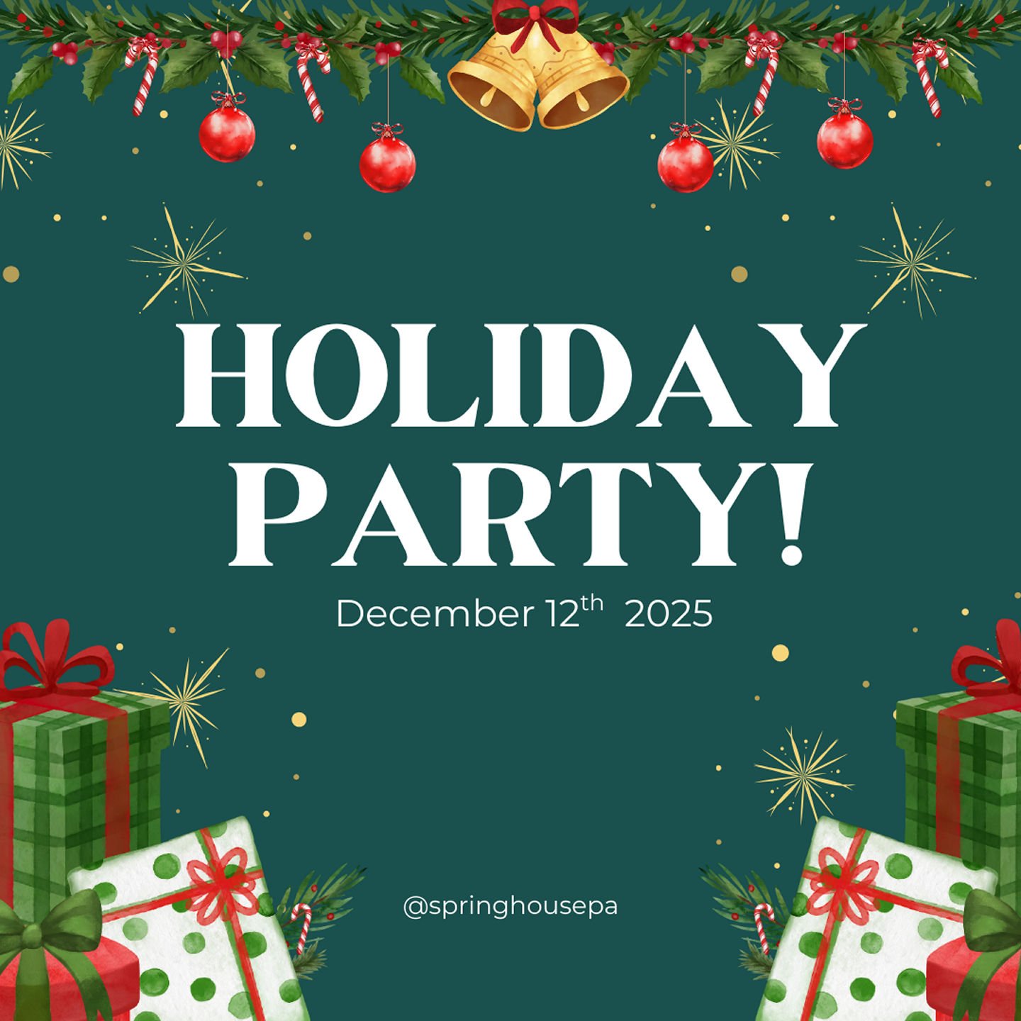Come join us for our Holiday Party from 6:00 PM to 8:00 PM!

Do you have a favorite holiday treat? Comment below!