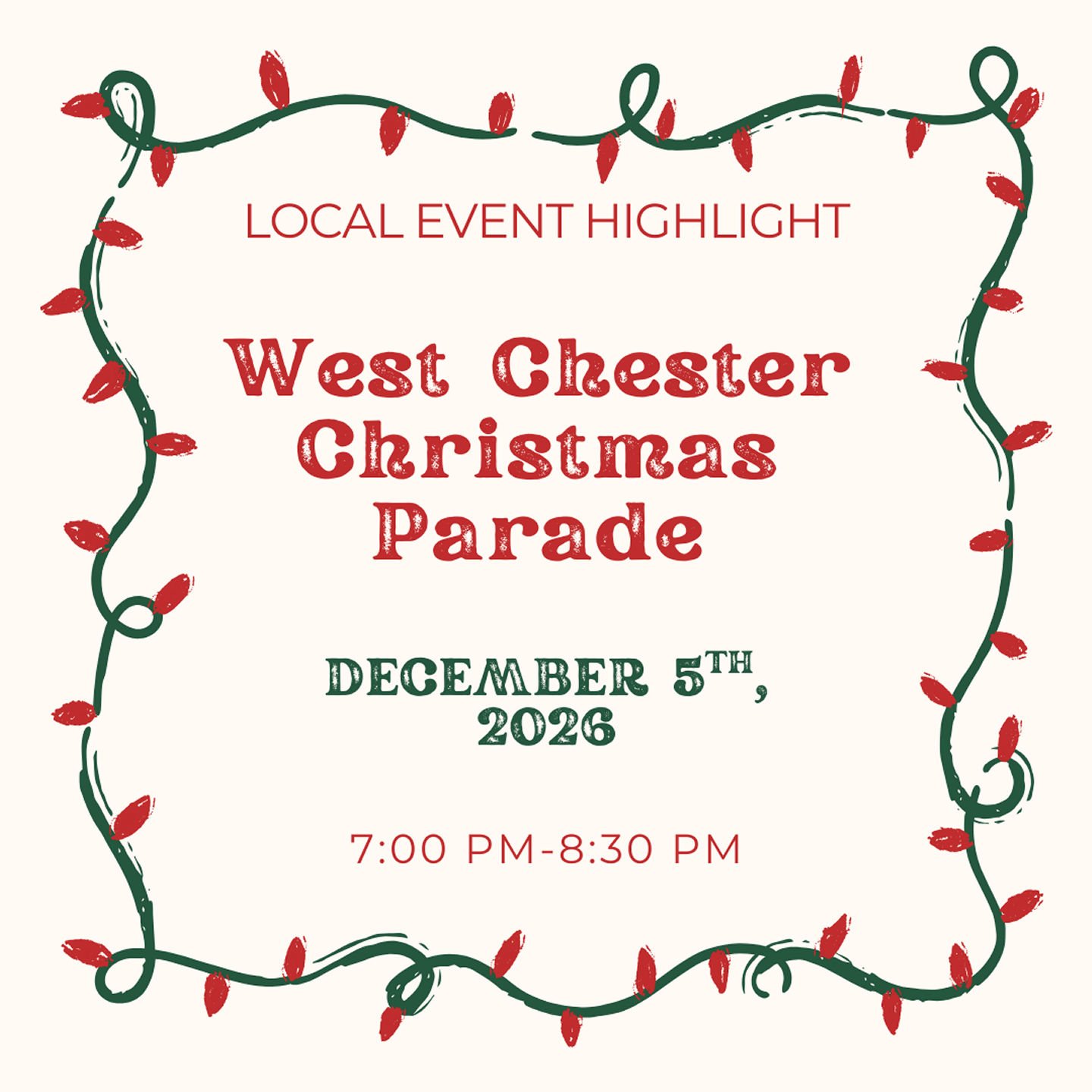 Are you planning on attending the parade tomorrow?

#christmasparade #localevent #westchesterpa #springhousepa