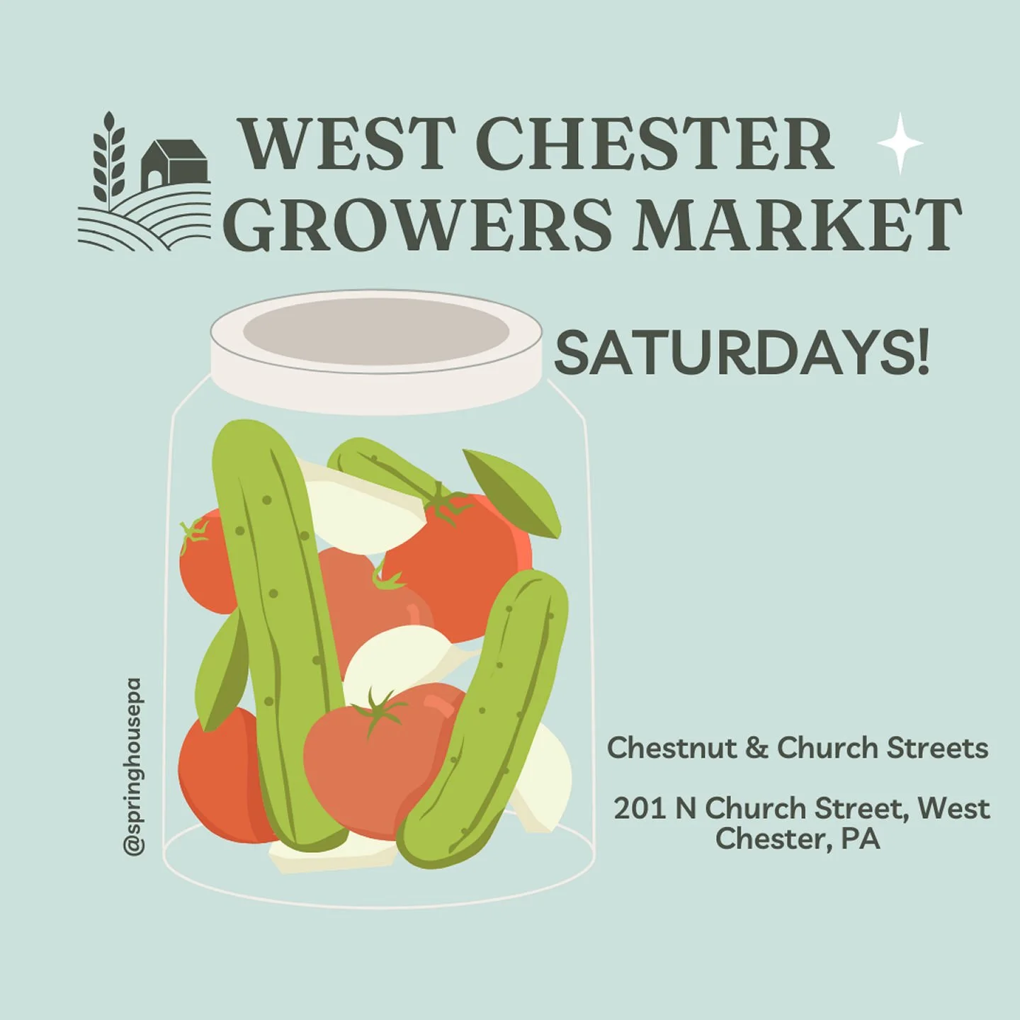 Did you know about our local Growers Market? We can't wait to see what spring treats they have! 🍅