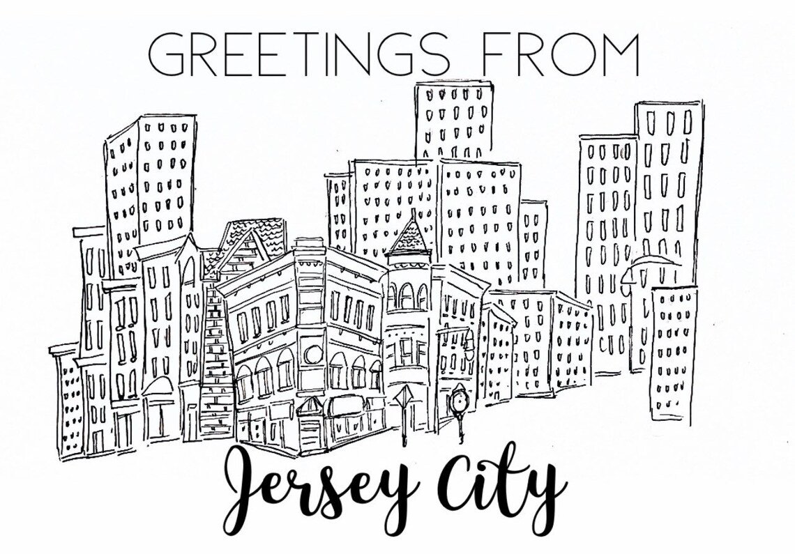 Postcard, Jersey City
