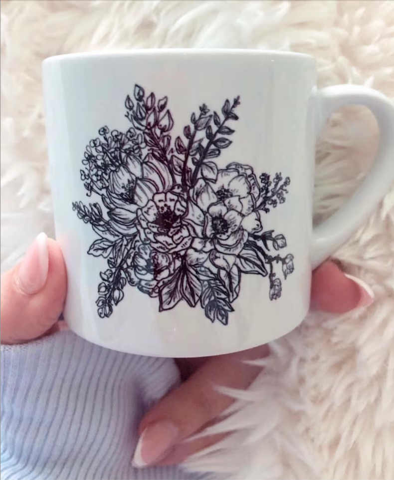 Floral Espresso Mug