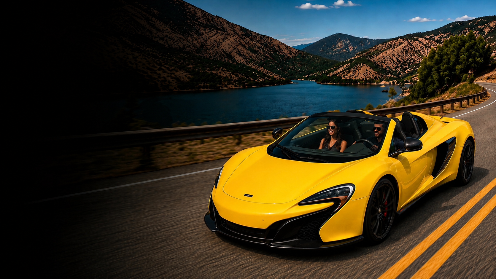 McLaren 650S Spider in Napa Valley