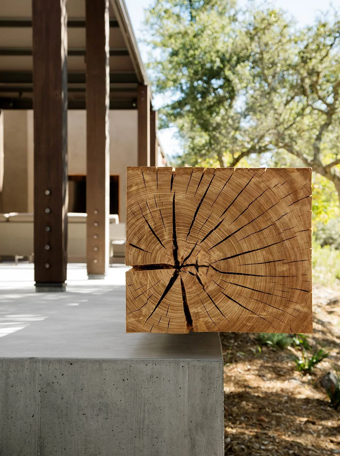 Sentinel Ridge residence incorporation of wood