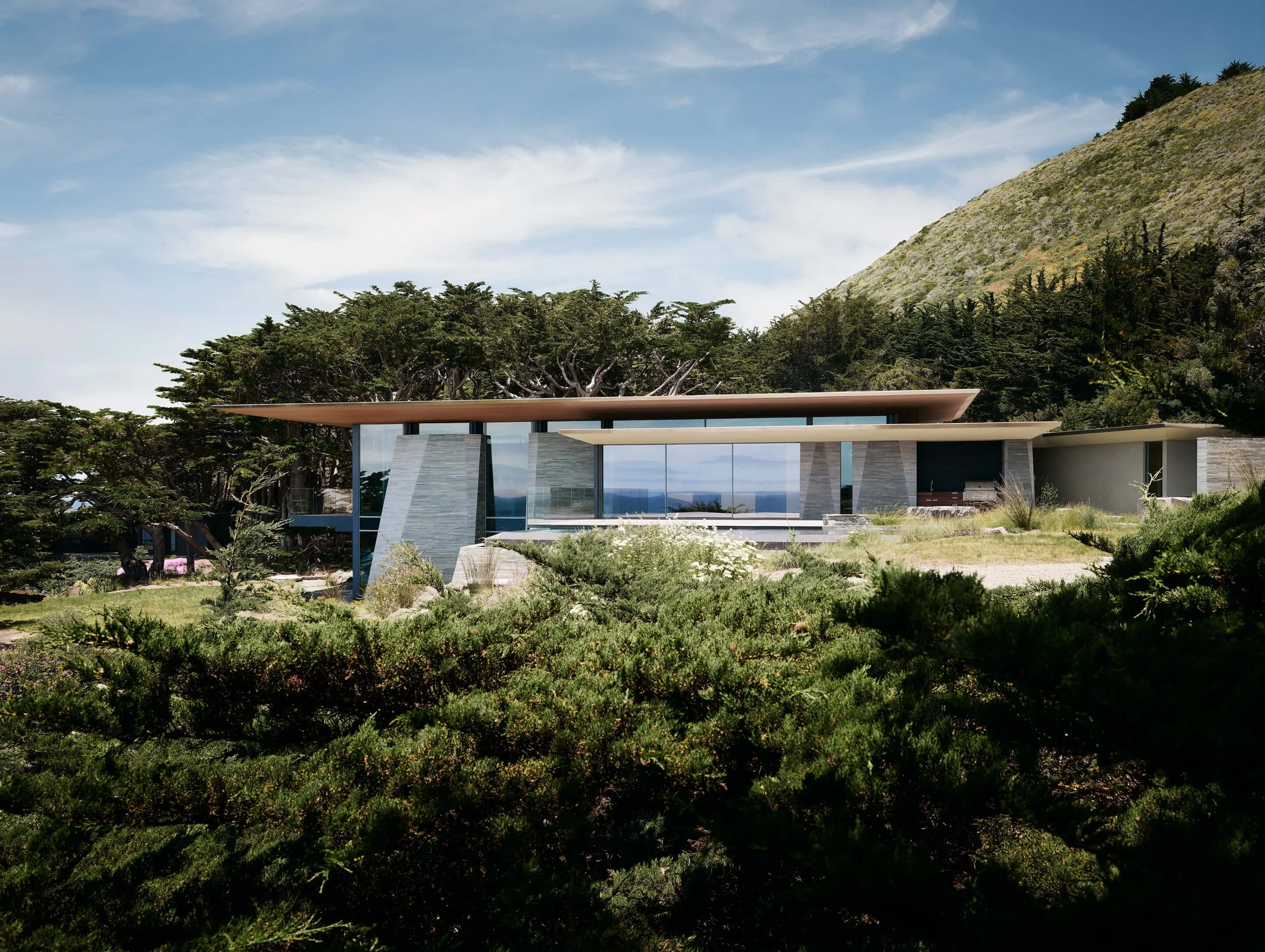 Big Sur House custom residence exterior