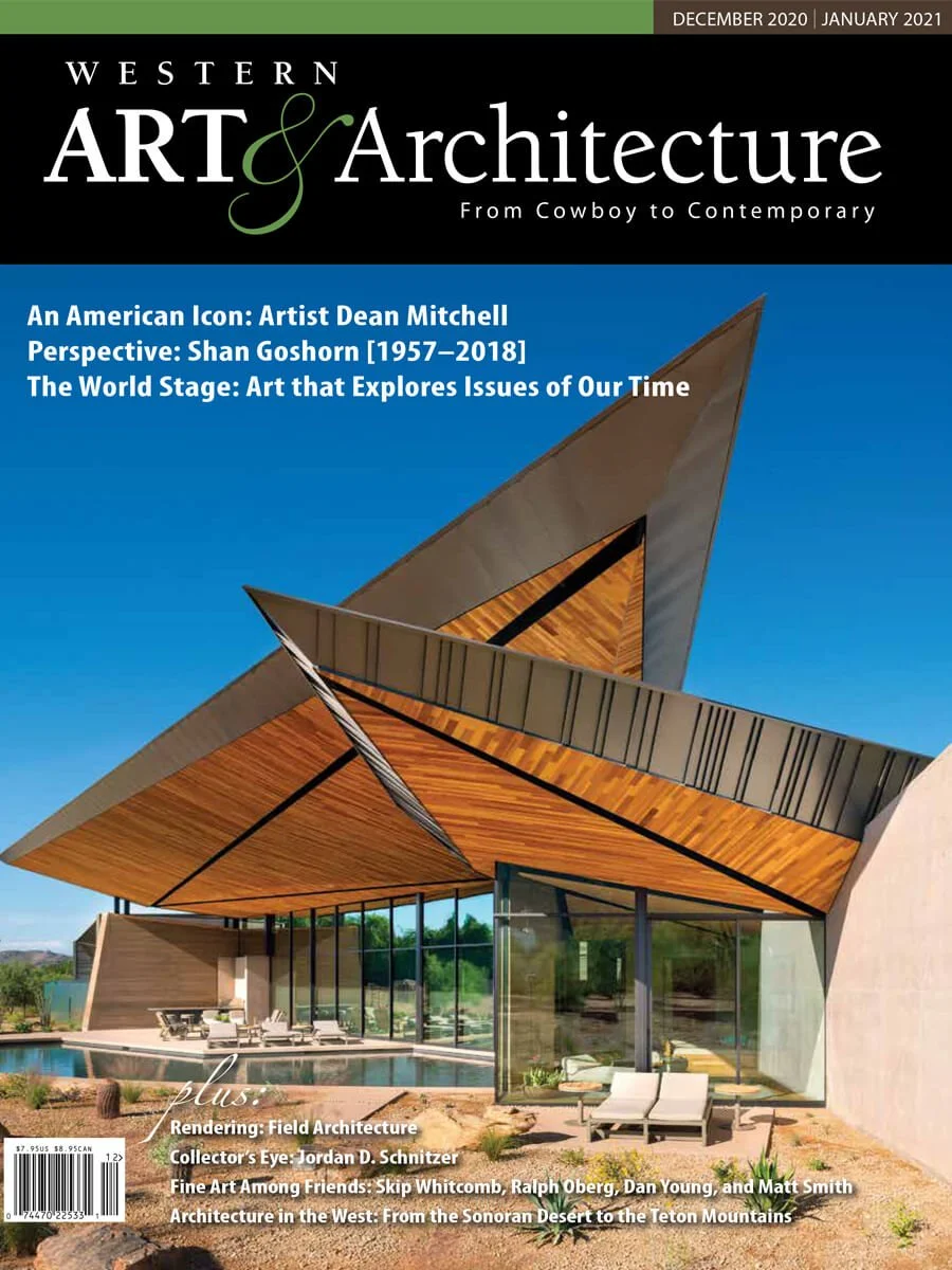 Cover of Western Art & Architecture magazine, December 2020/January 2021 issue  magazine featuring FIELD Architecture