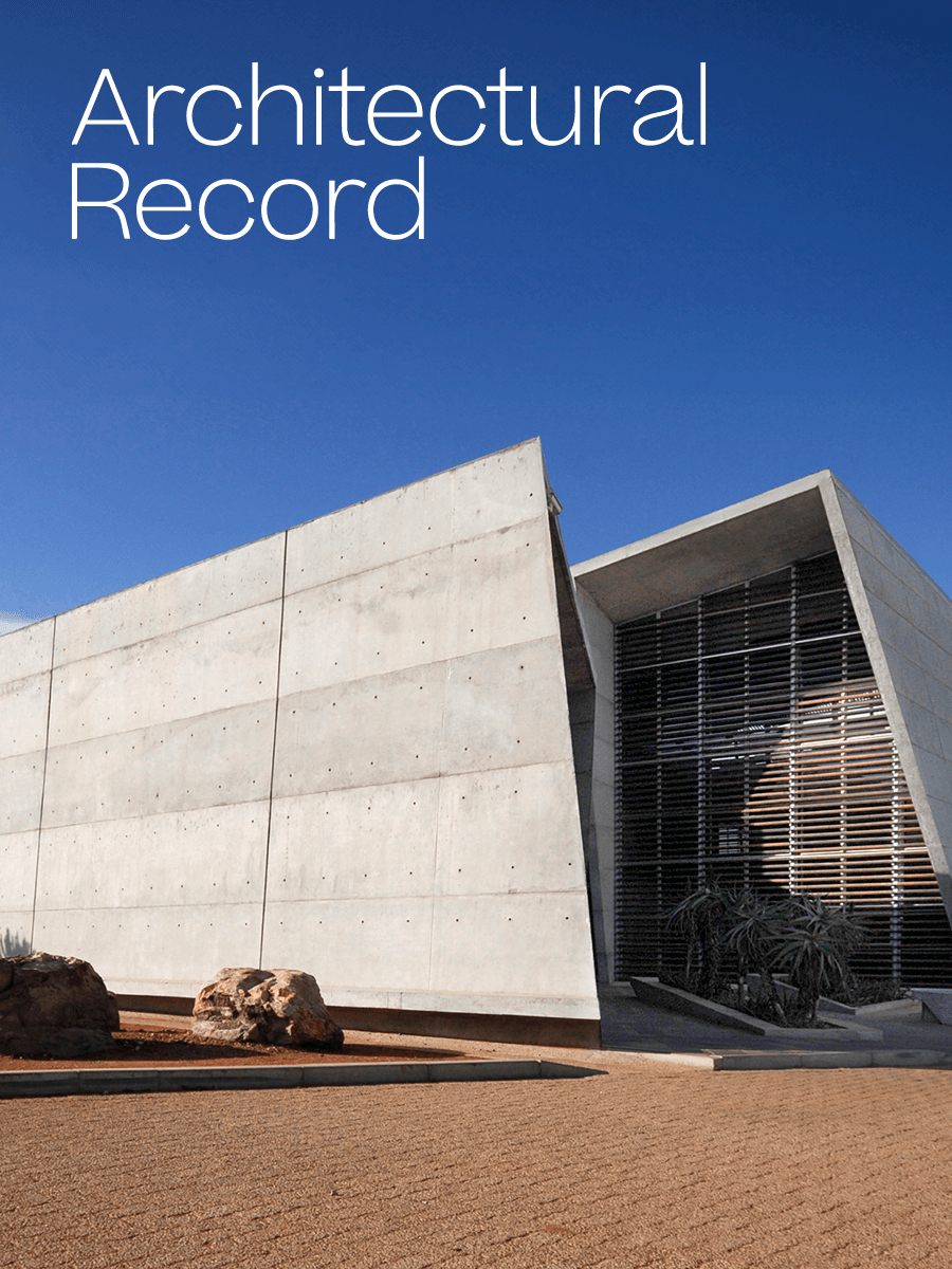 Architectural Record magazine featuring FIELD Architecture