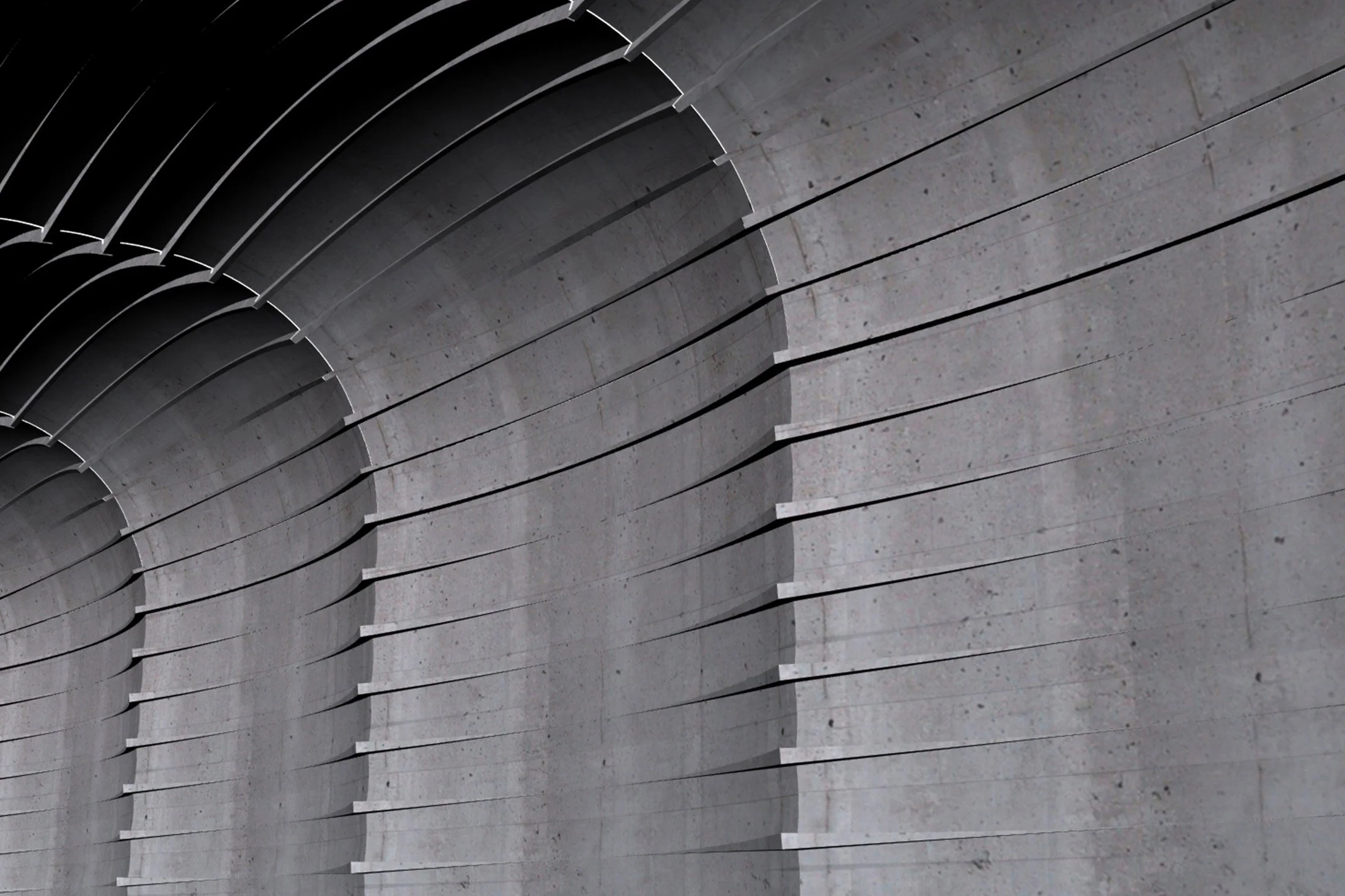 Bodega Bauer winery concrete vault